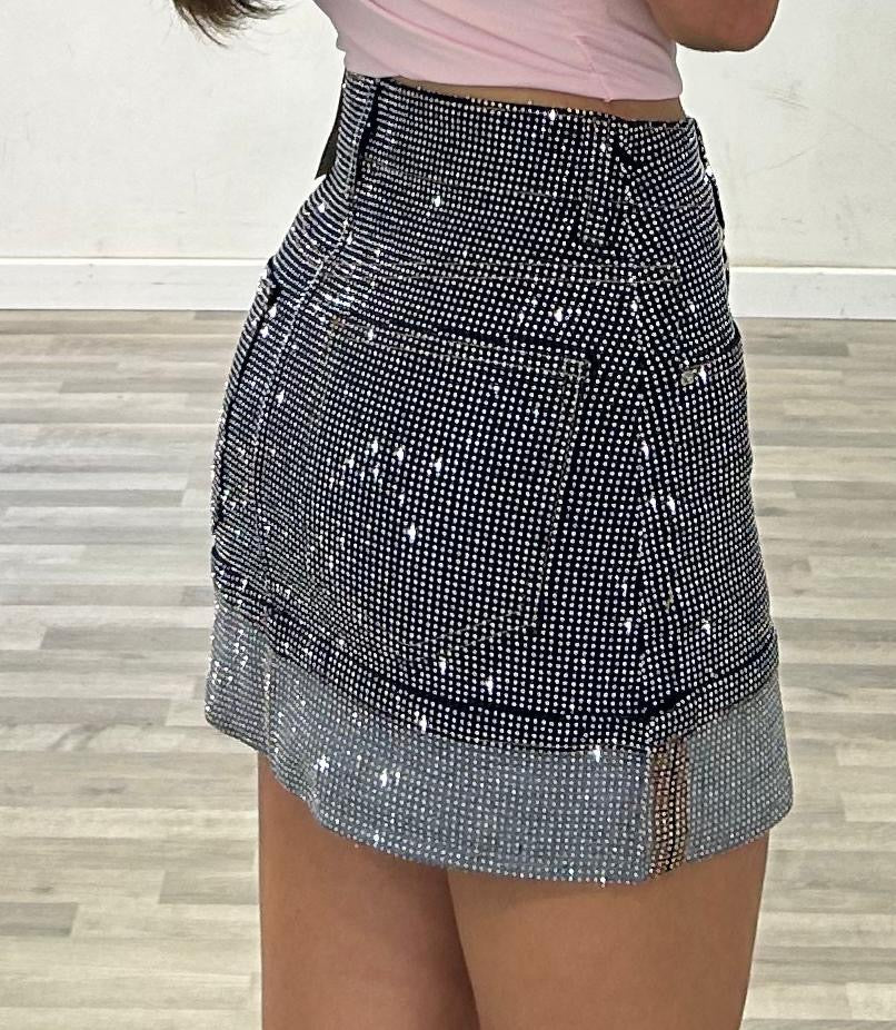 gonna tutta brillantini