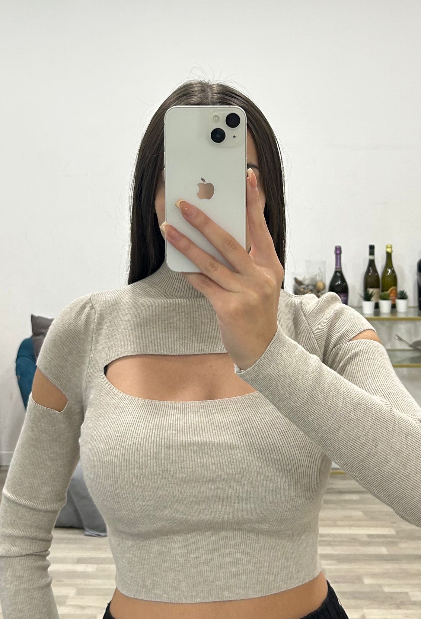 maglia lupetto spank