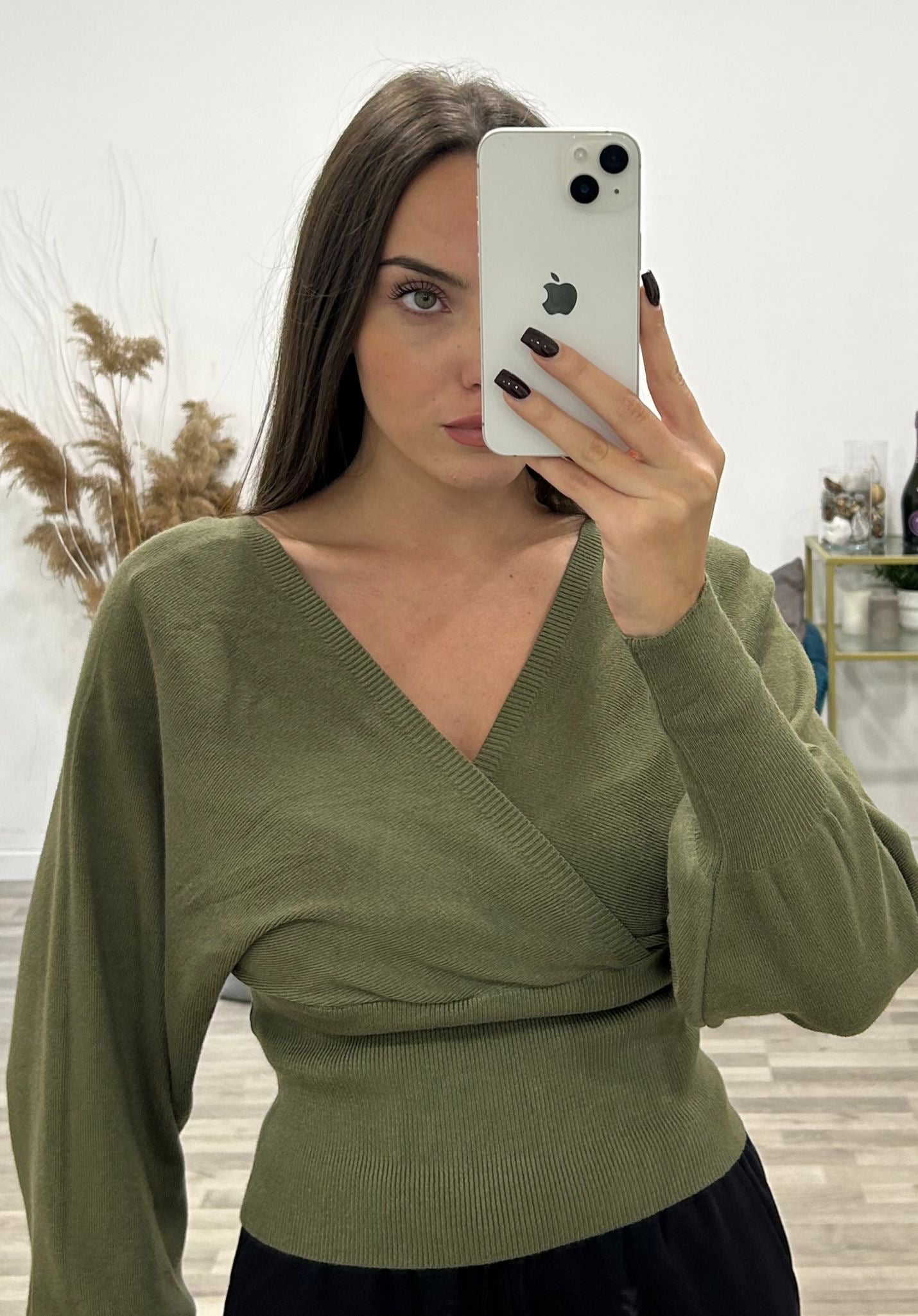maglia incrociata lilly