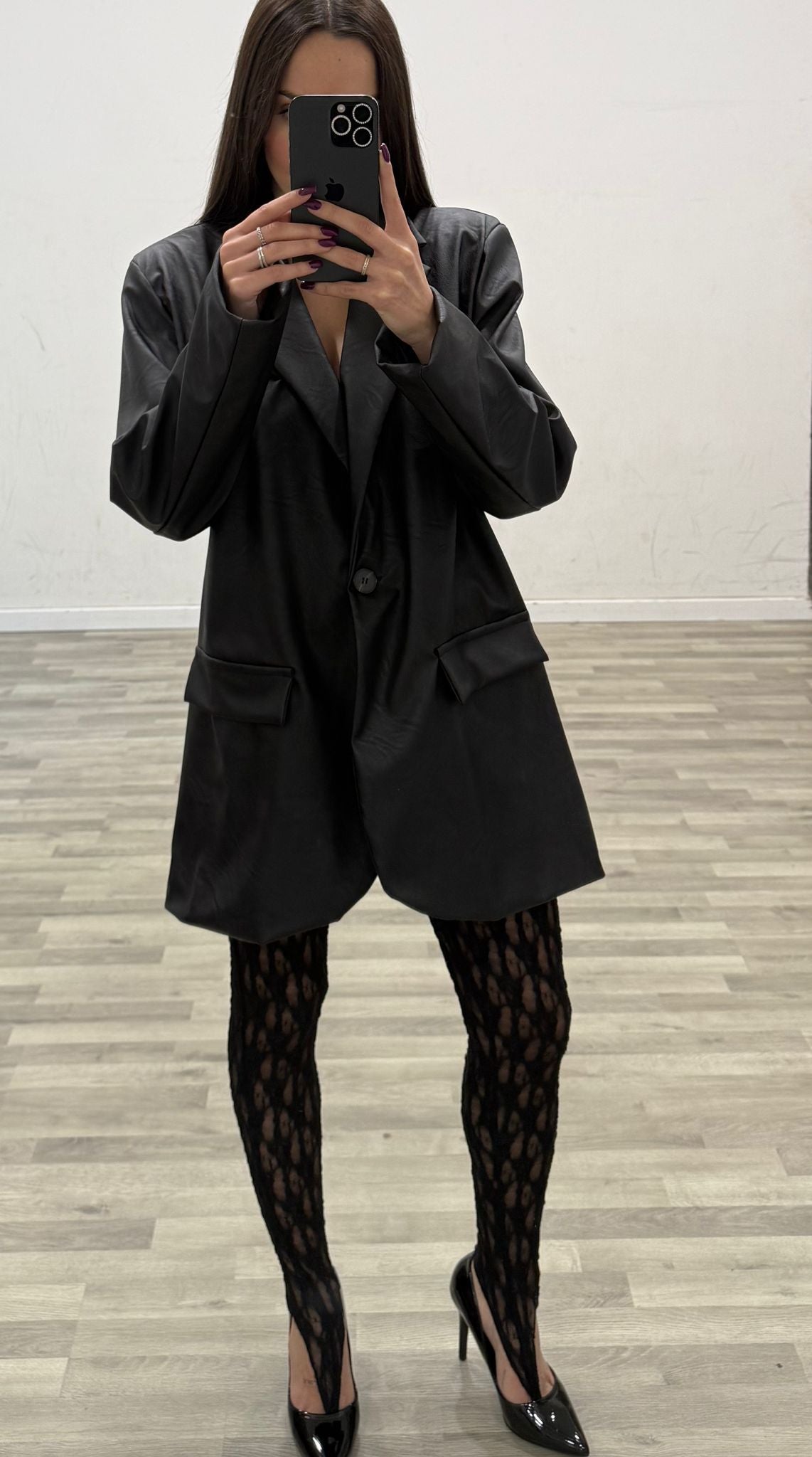 leggins in pizzo con ghette