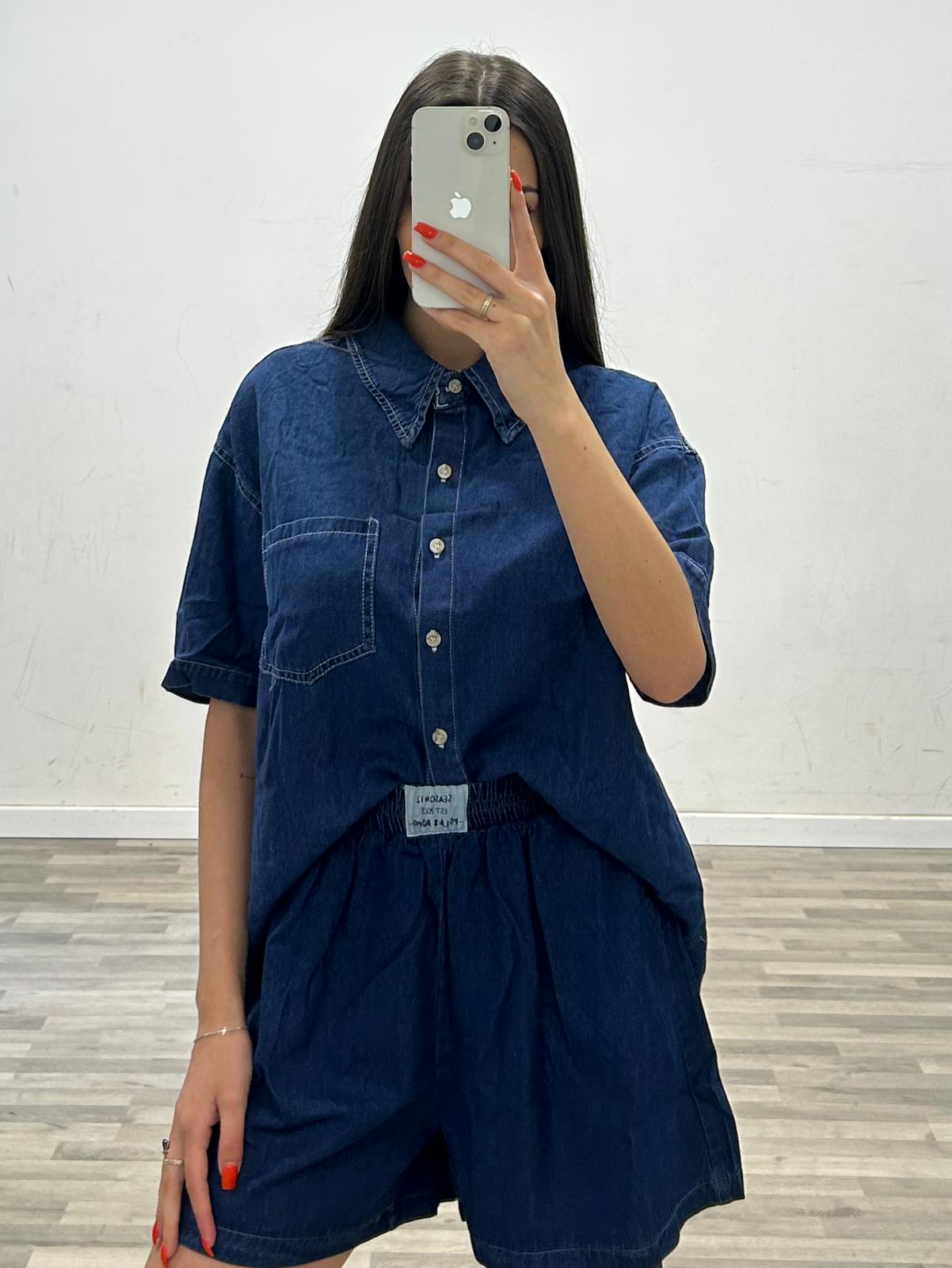 camicia jeansata