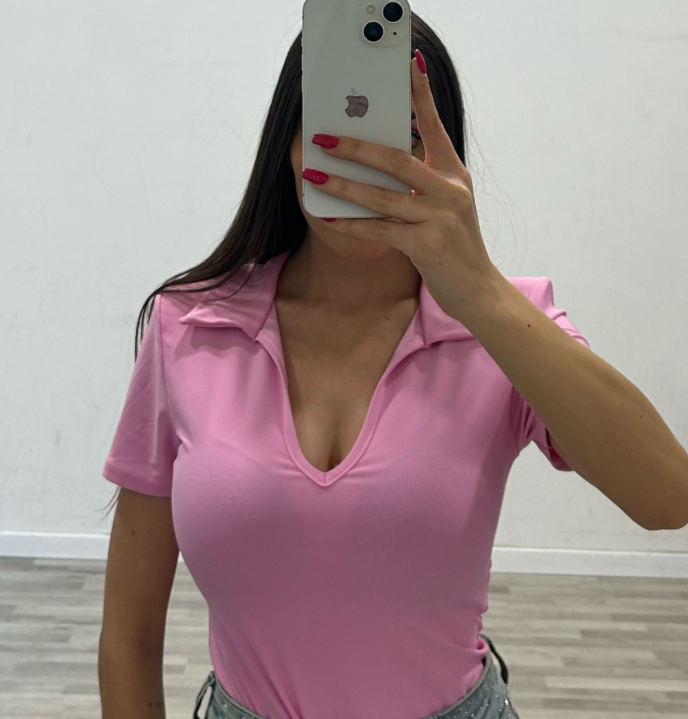 body a polo mezza manica