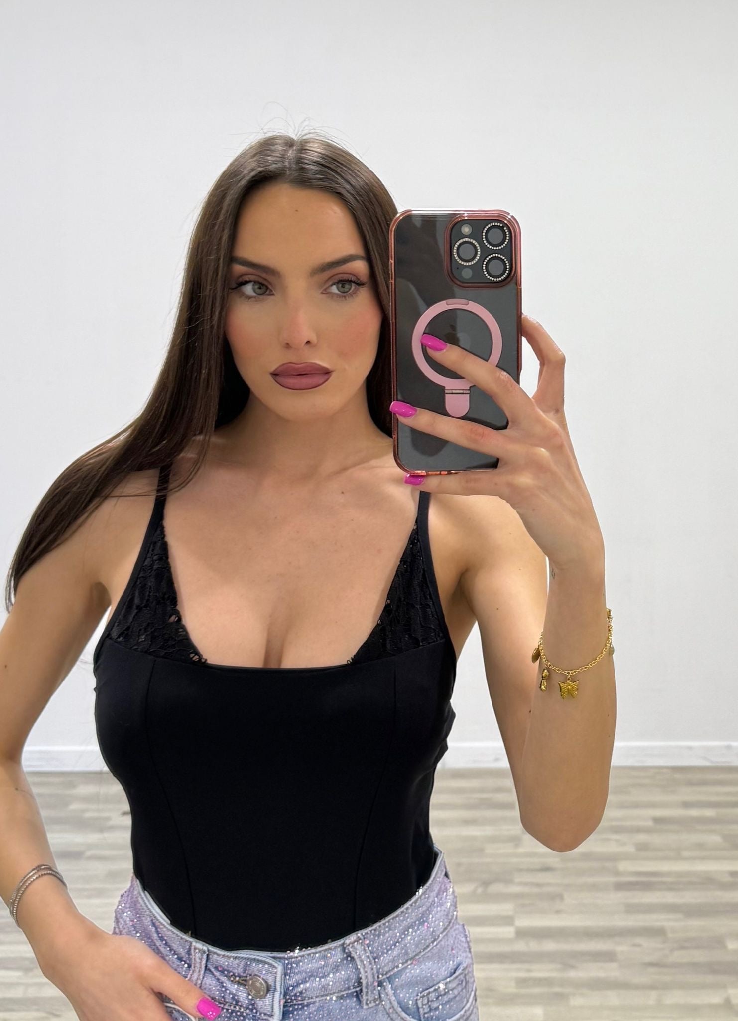 body con bretelle domus