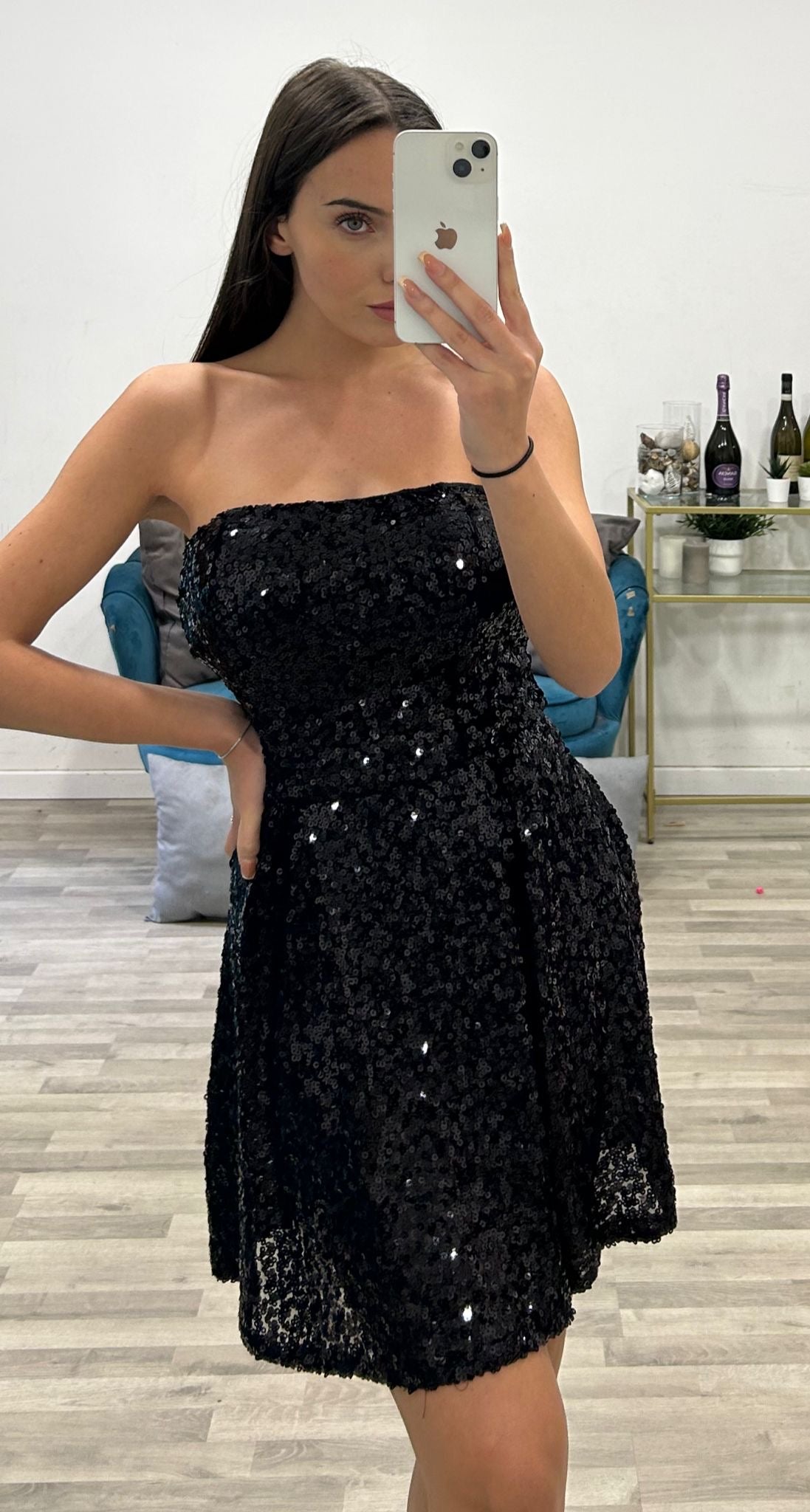 vestitino con paillettes ester