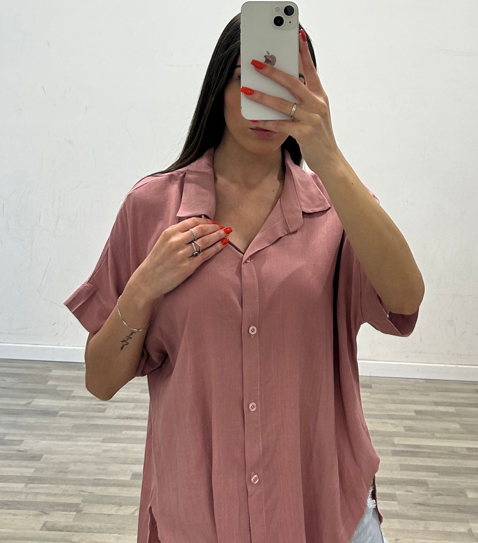 camicia di lino sweet moda