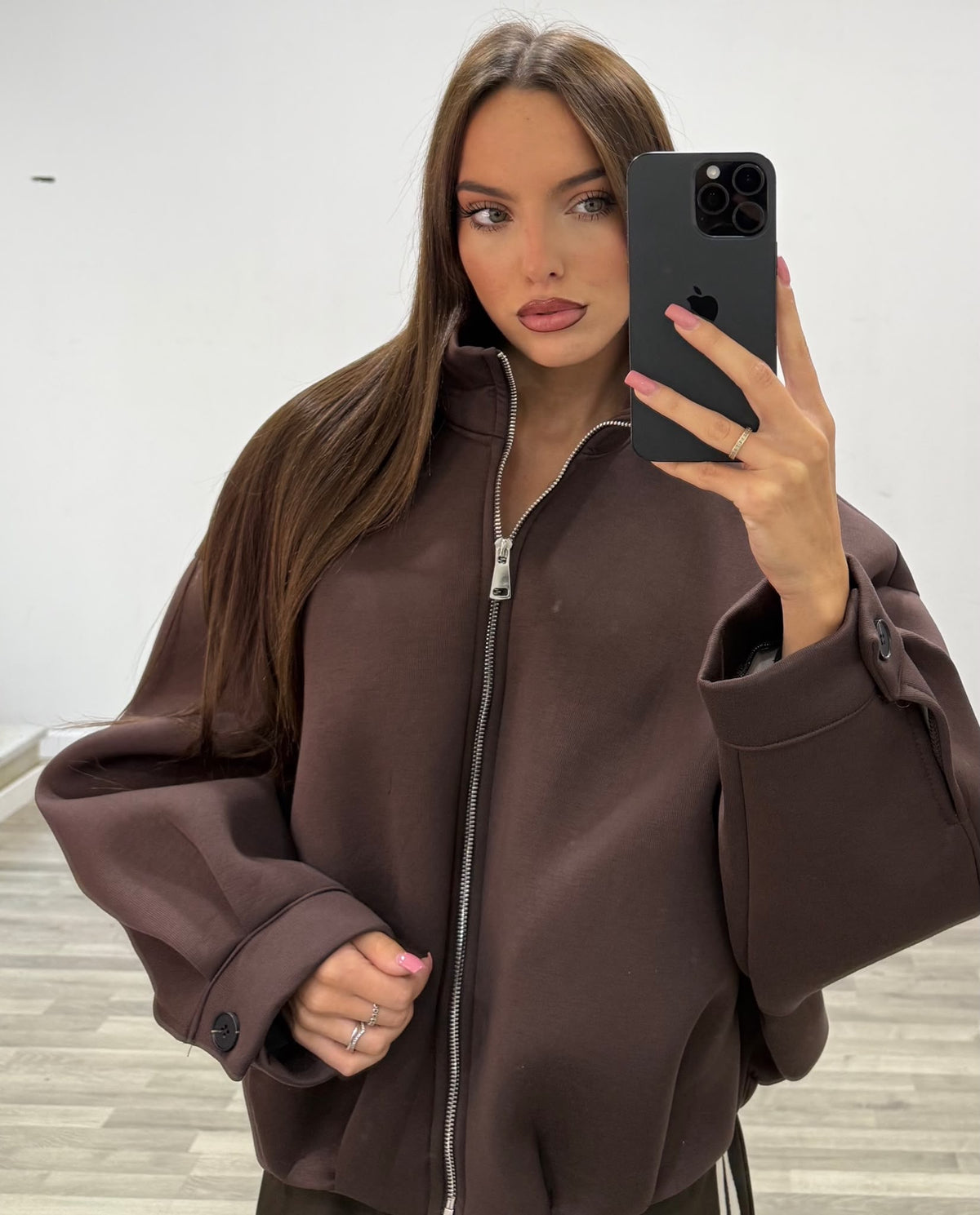 bomber felpa over size