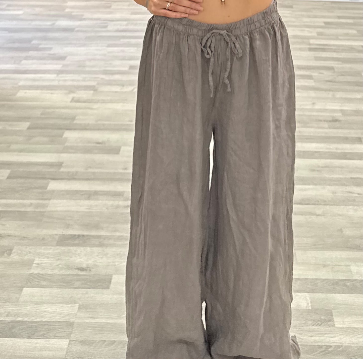 pantalaccio di lino capri