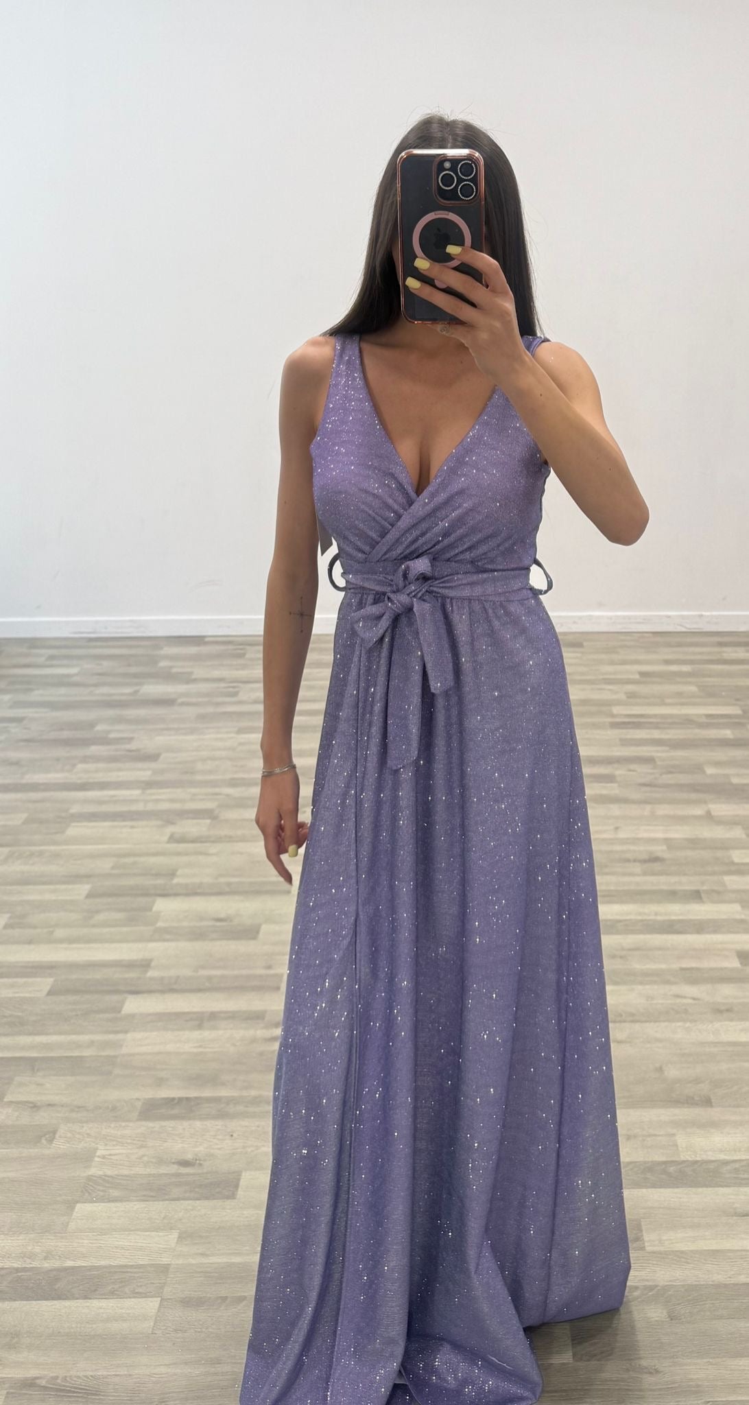 vestito in lurex barbara