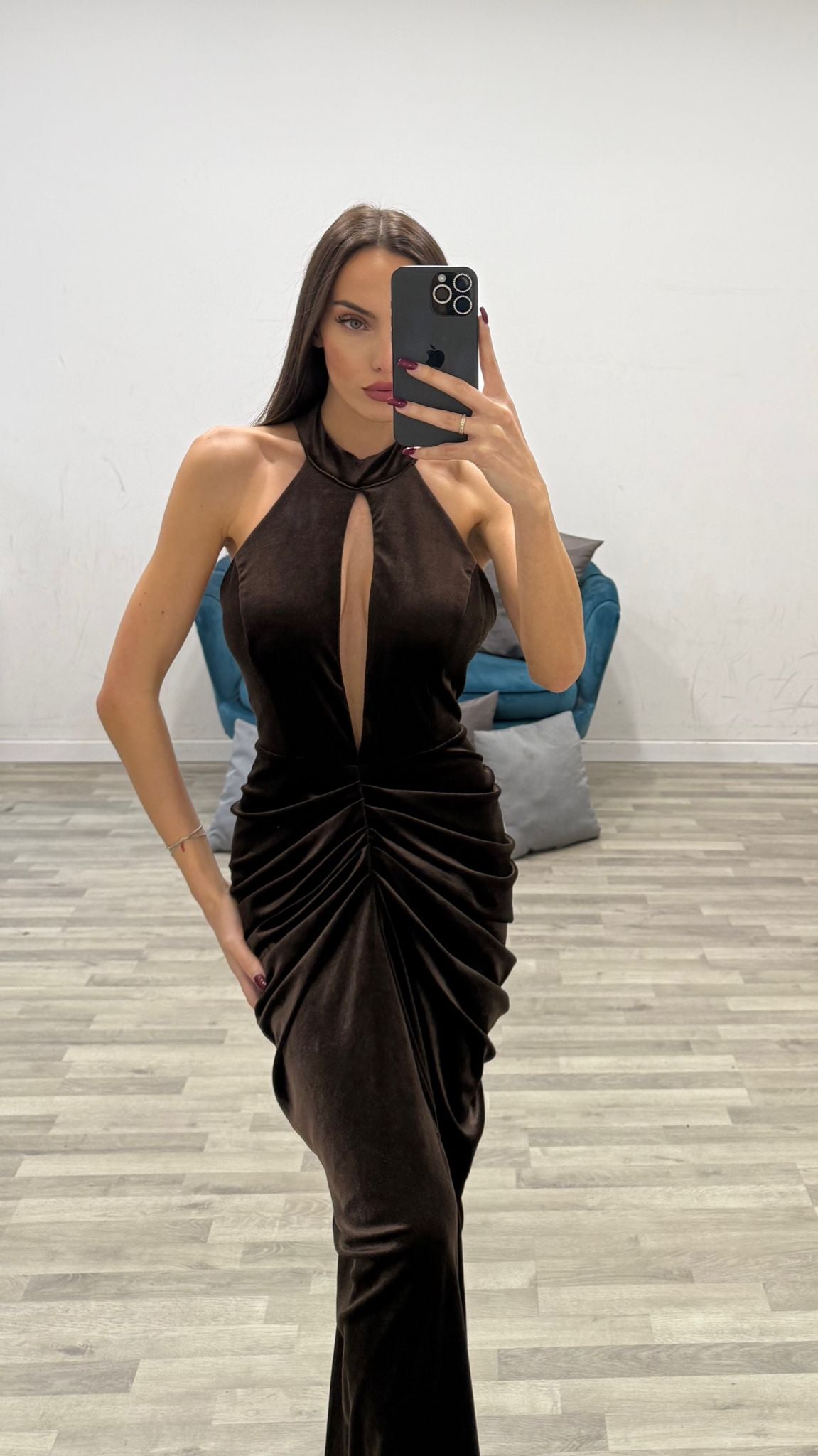 vestito ciniglia richis