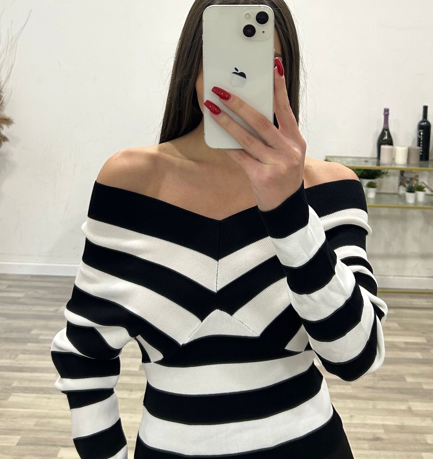 maglia rigata amarea