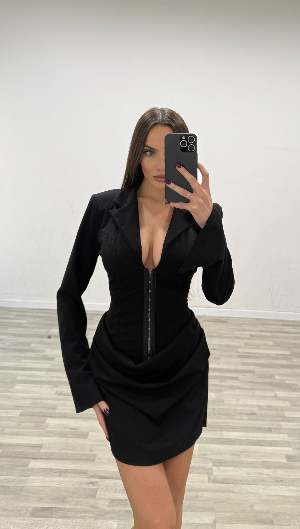 vestitino camicia con gancetti