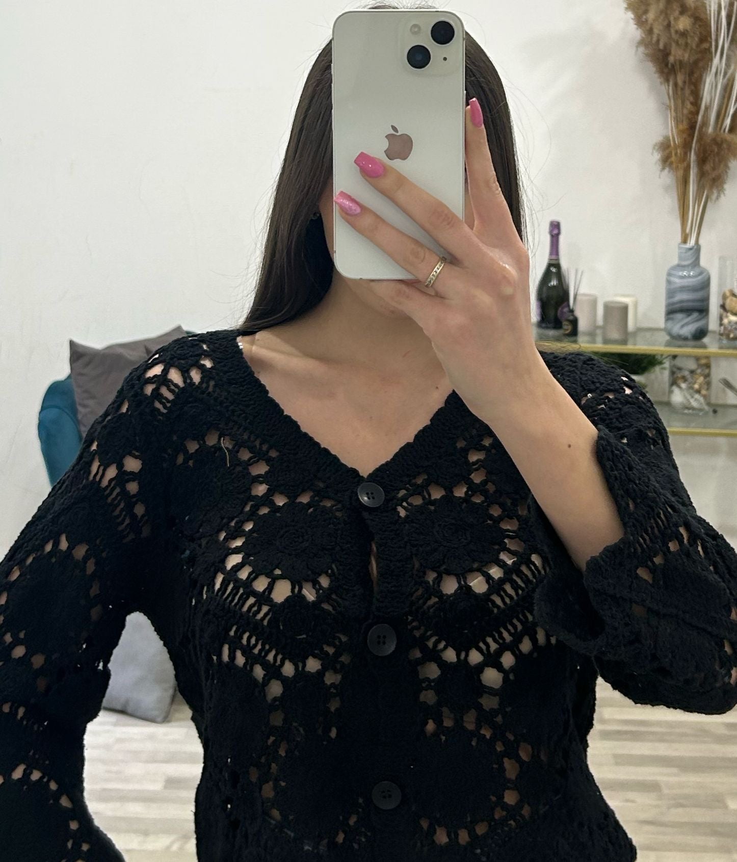 cardigan uncinetto panarea