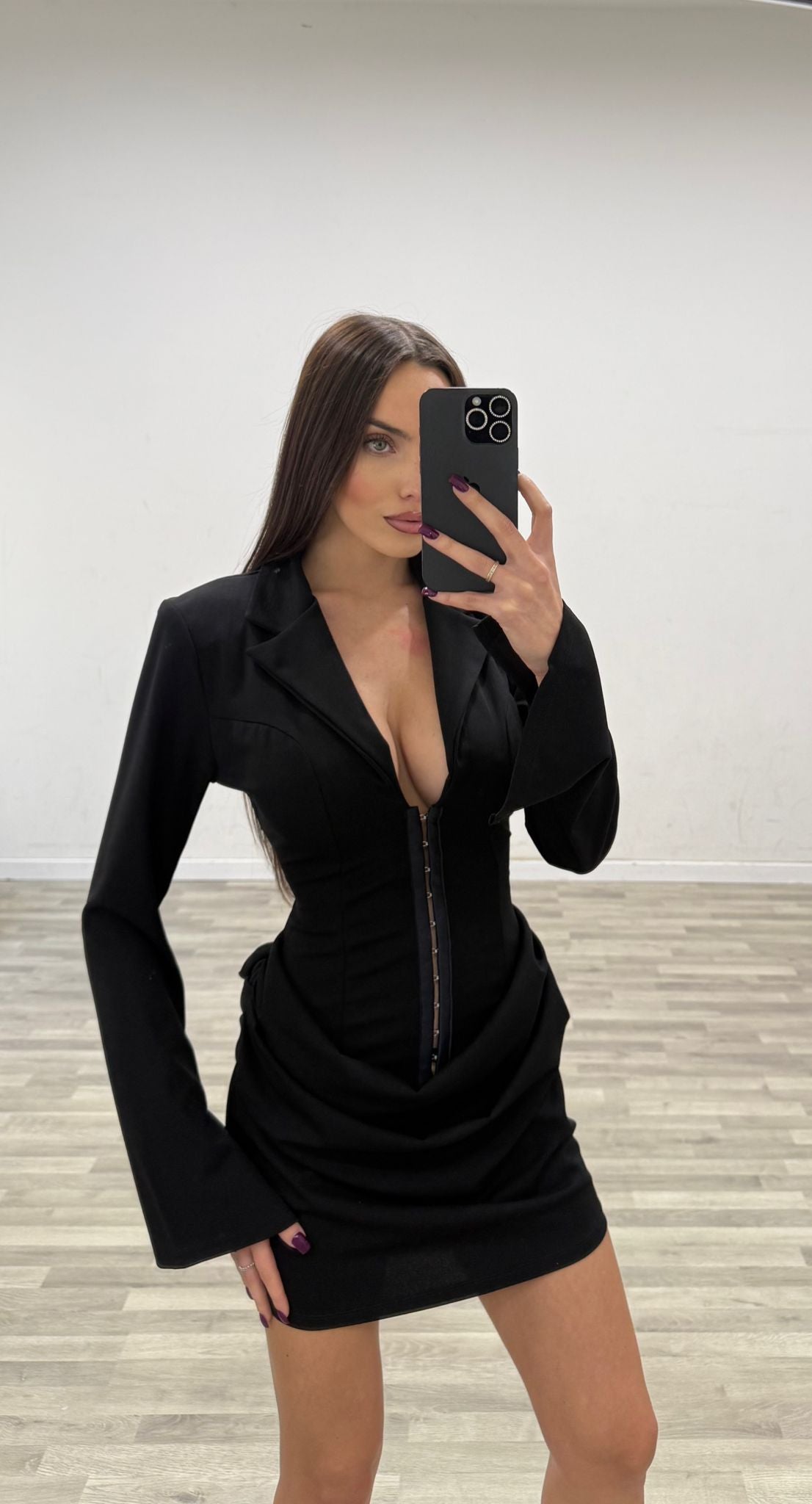 vestitino camicia con gancetti