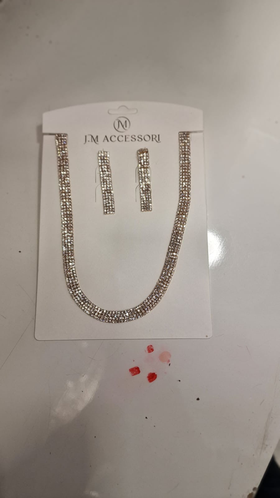 completo collana e orecchini dea