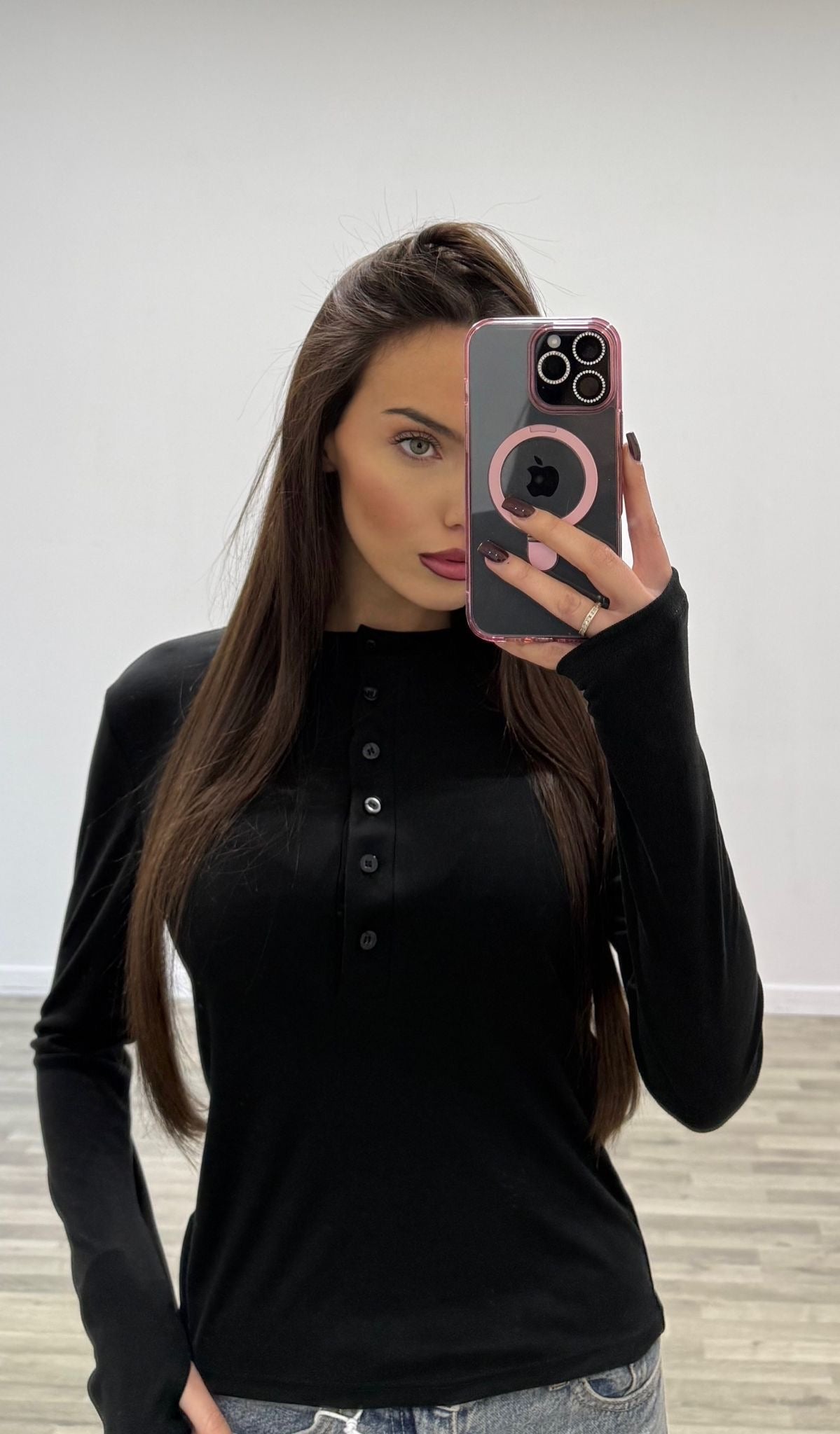 maglia serrafino costine