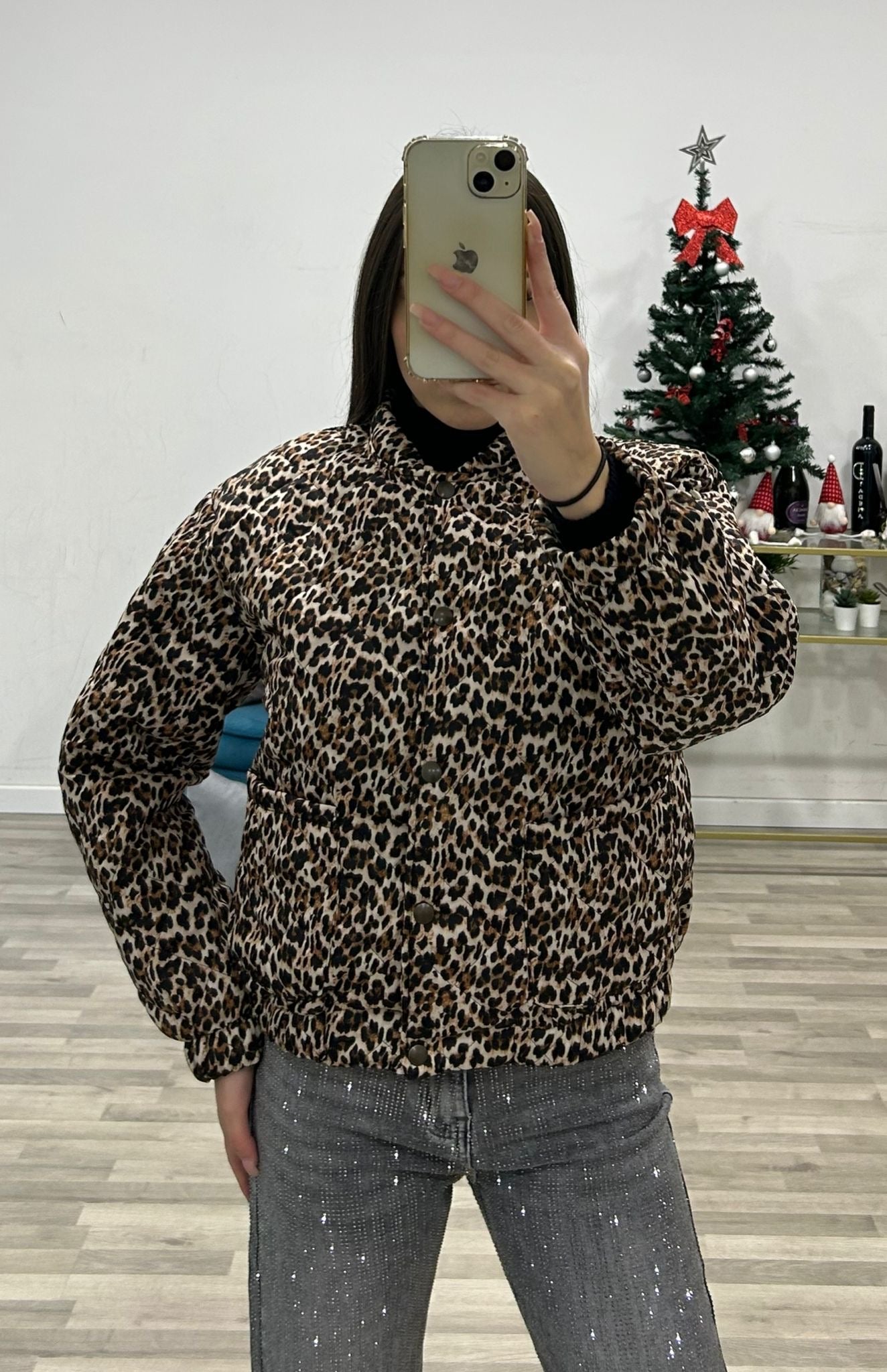 piumino leopardato good price