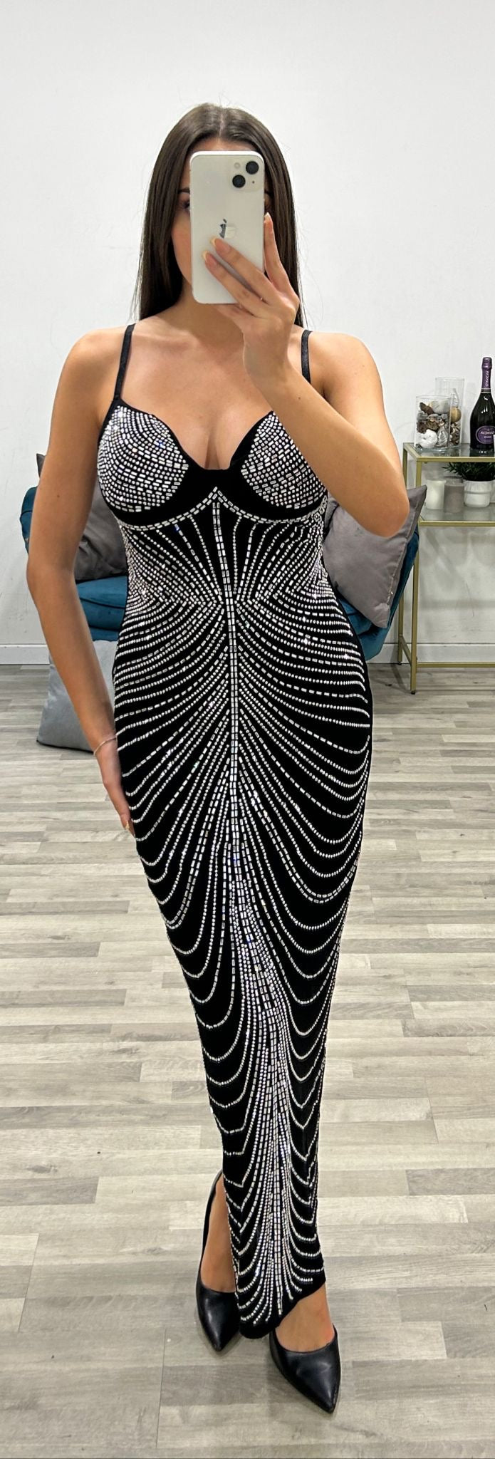 vestito con coppe elegance