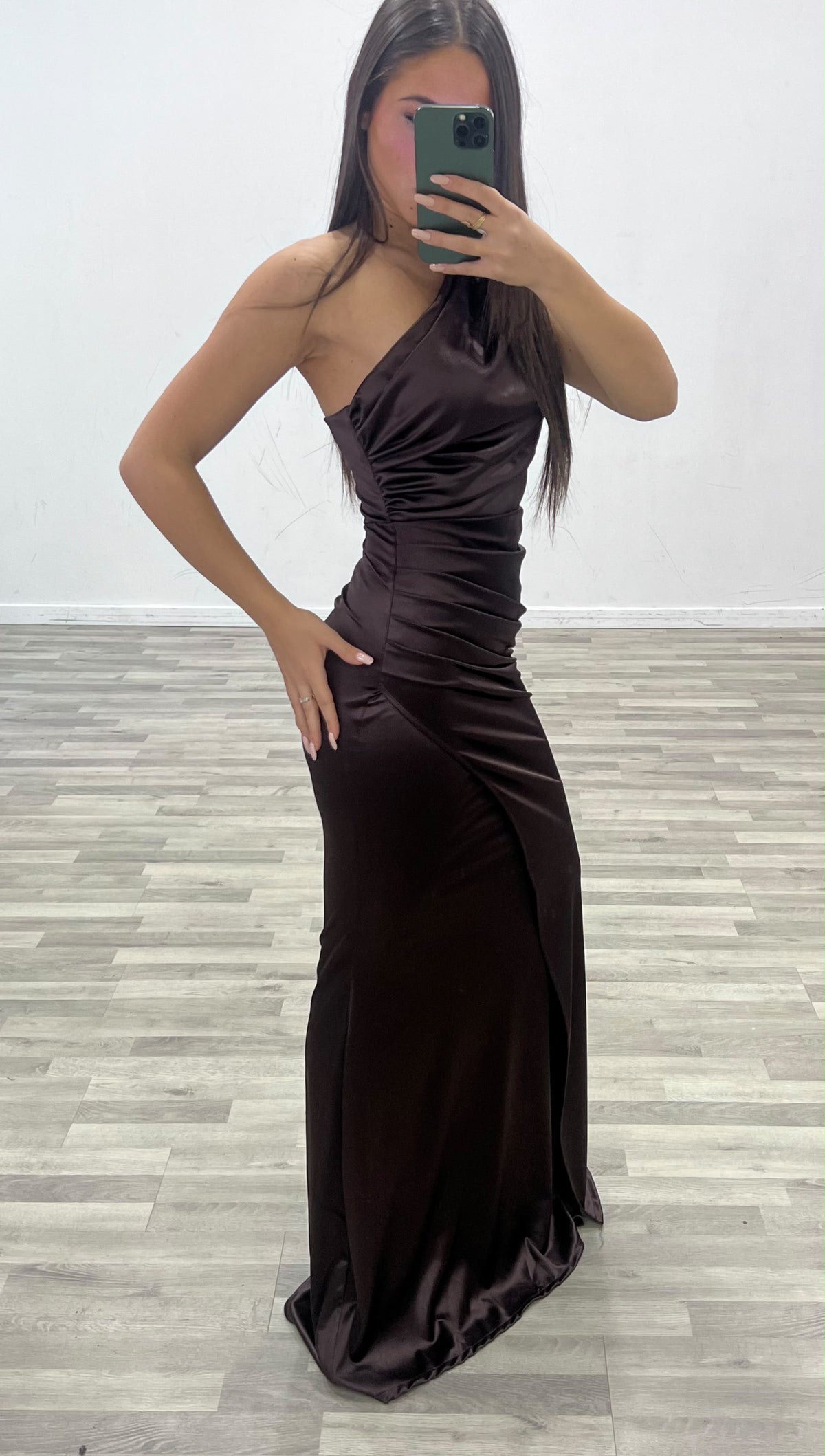 vestito monospalla dea