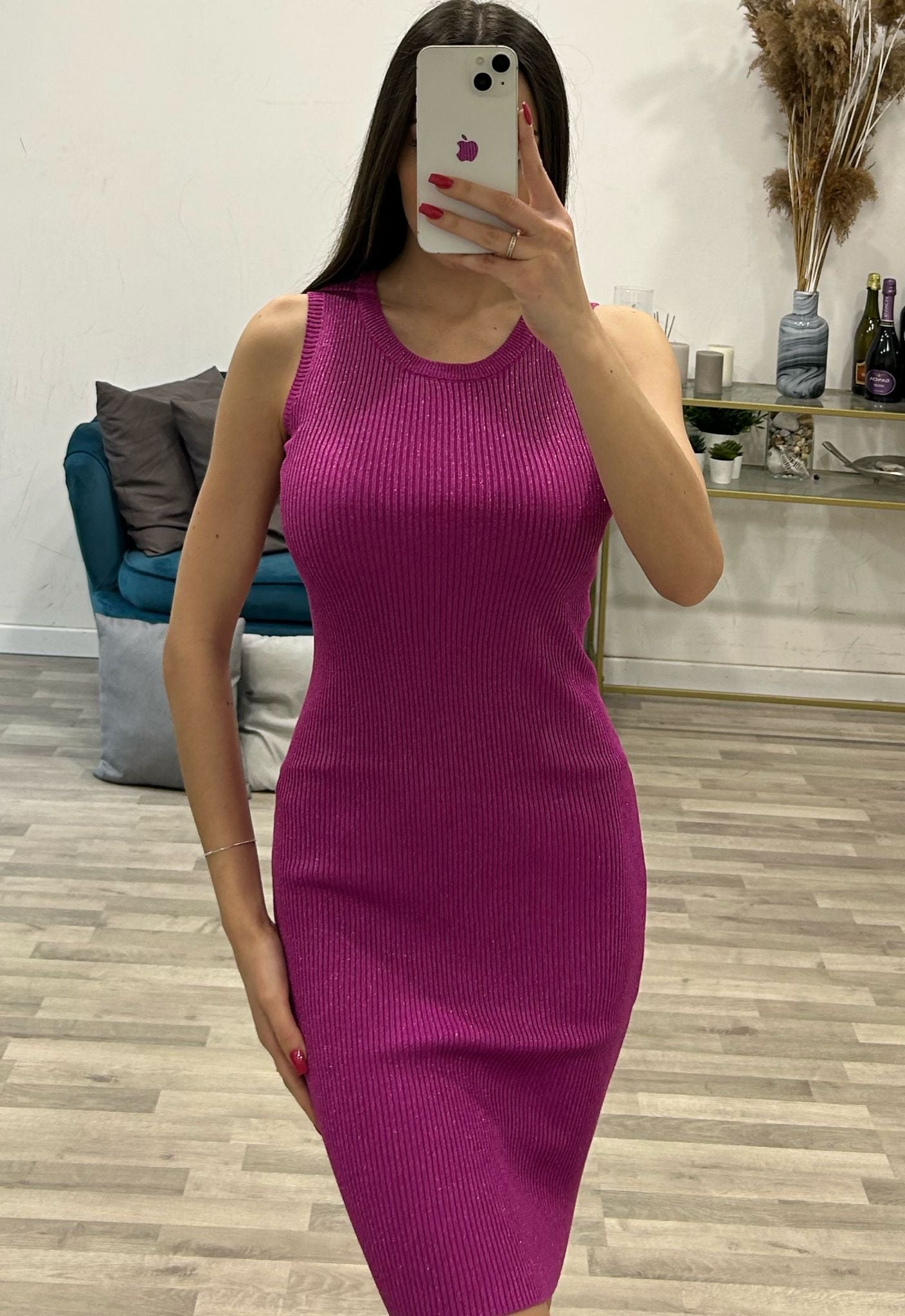 vestitino costine in lurex