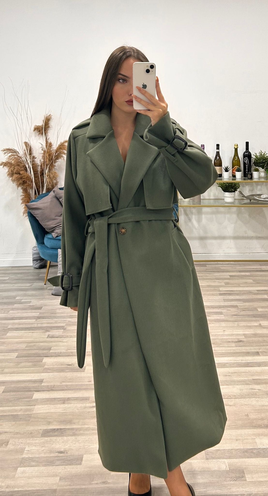 cappotto con cintura oslo