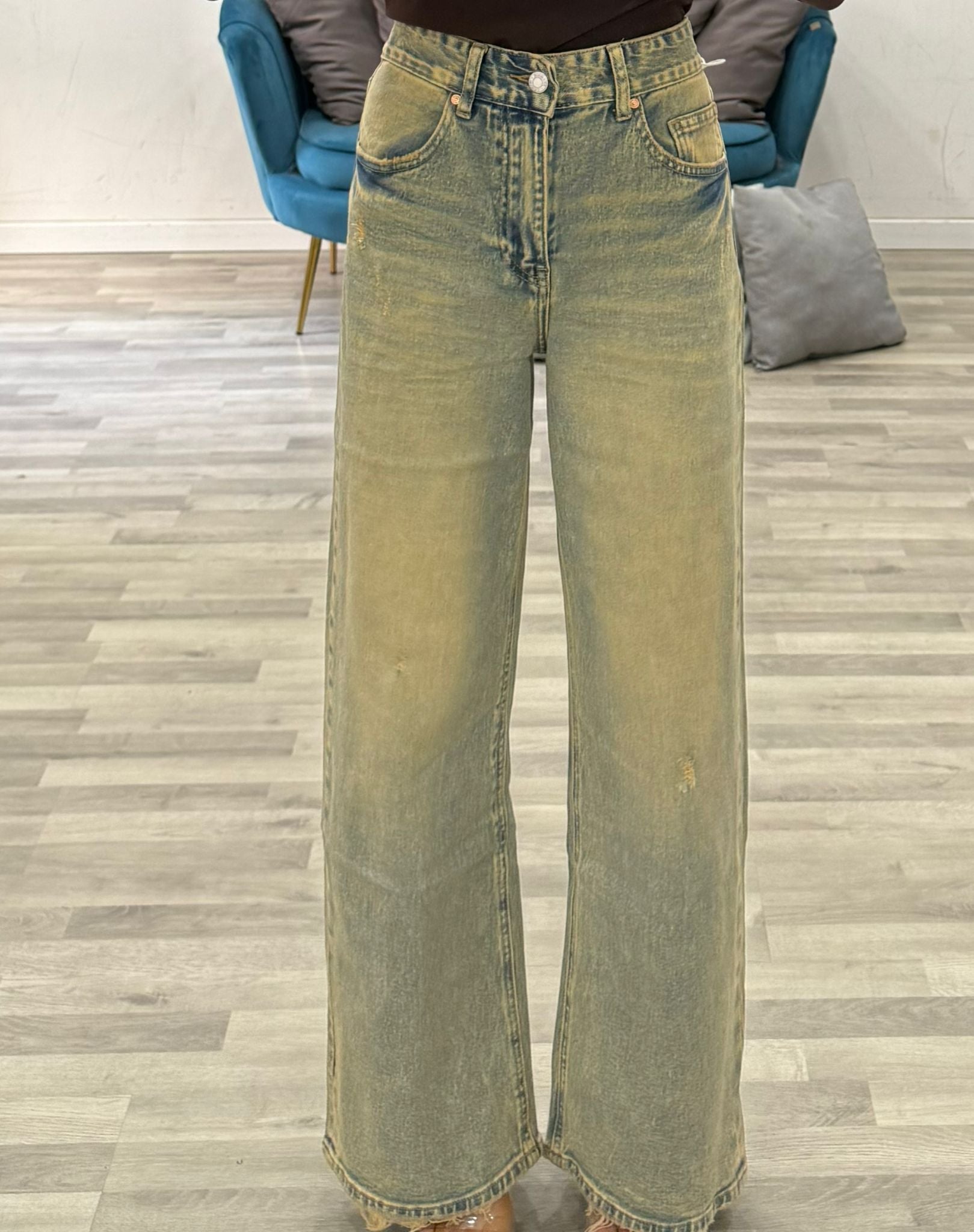jeans palazzo tramonto