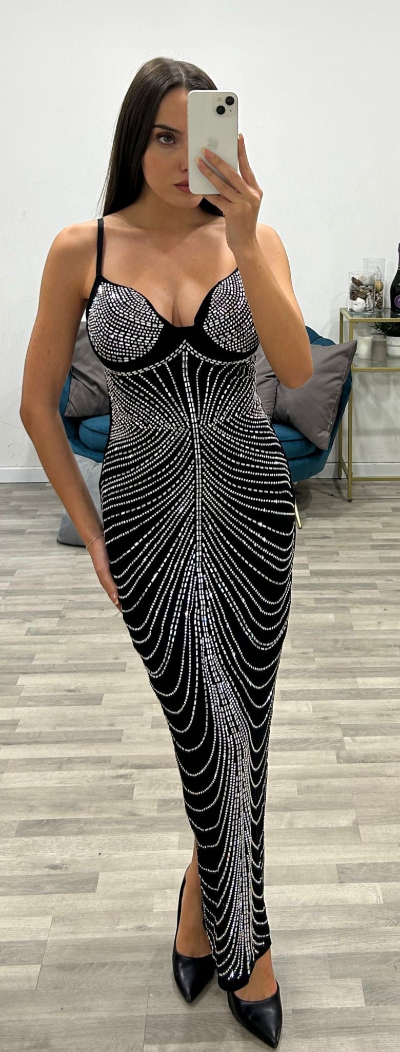 vestito con coppe elegance