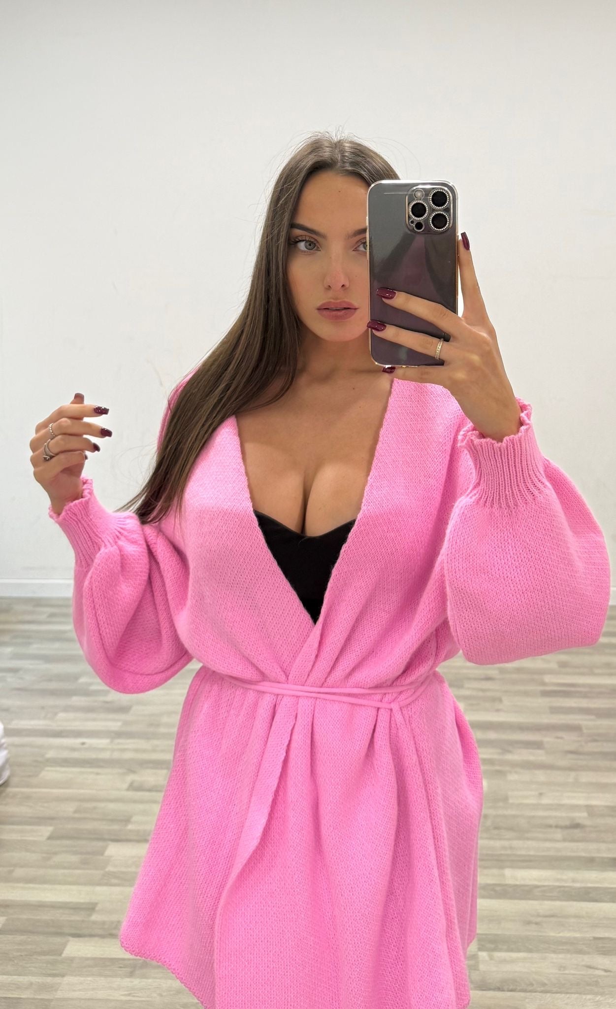 incrociatina di lana chiaia