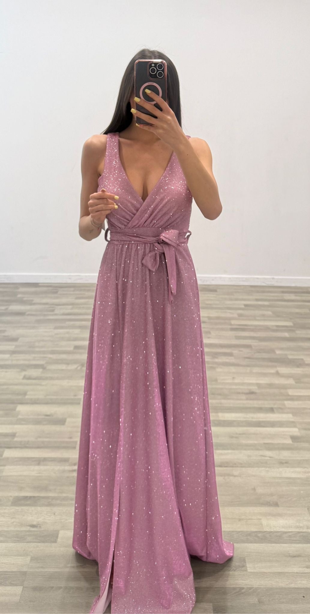 vestito in lurex barbara