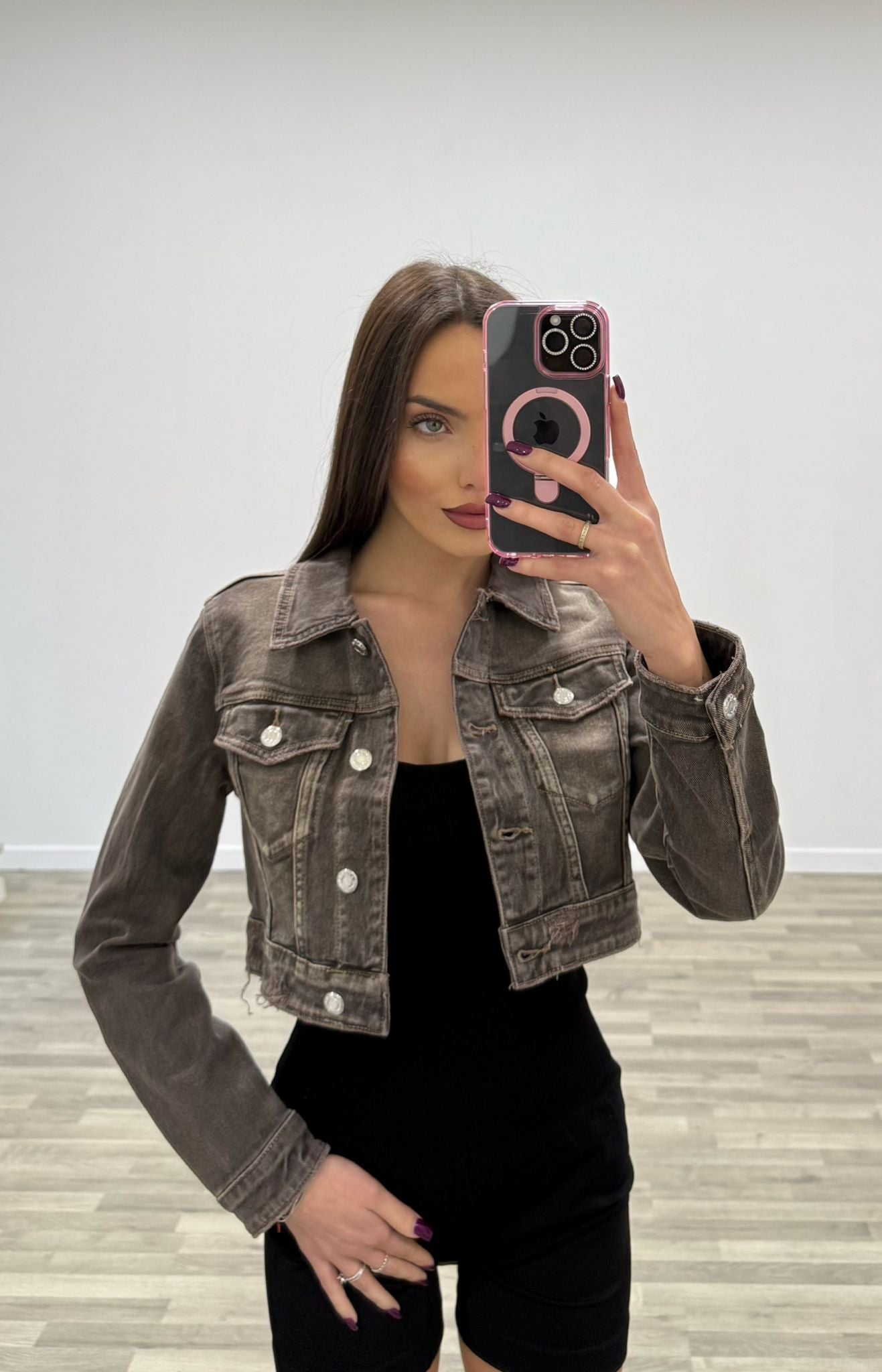 giubbino corto di jeans new color