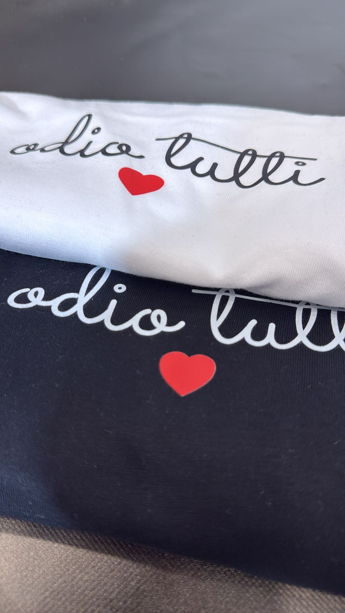 t-shirt odio tutti