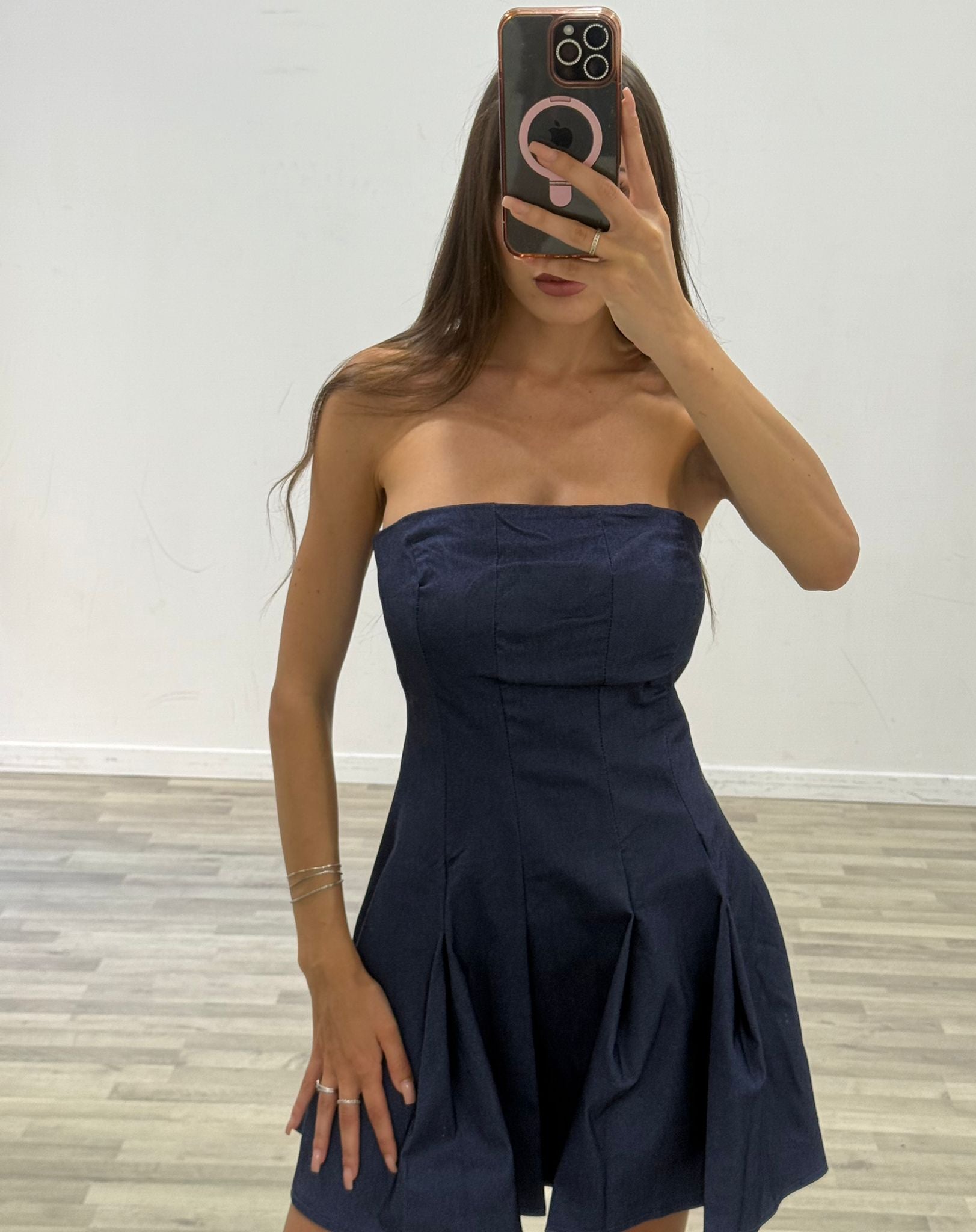 vestitino a fascia di jeans