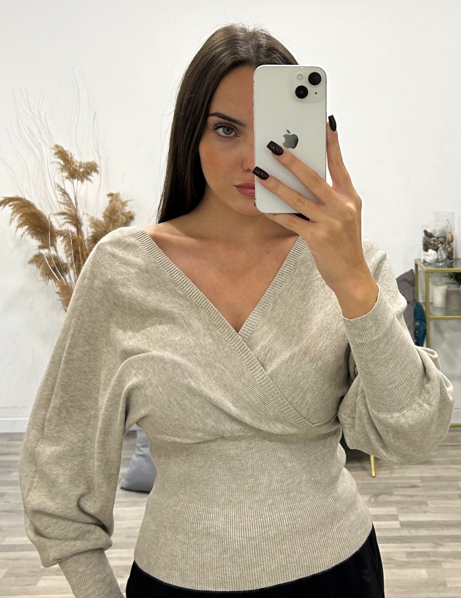 maglia incrociata lilly