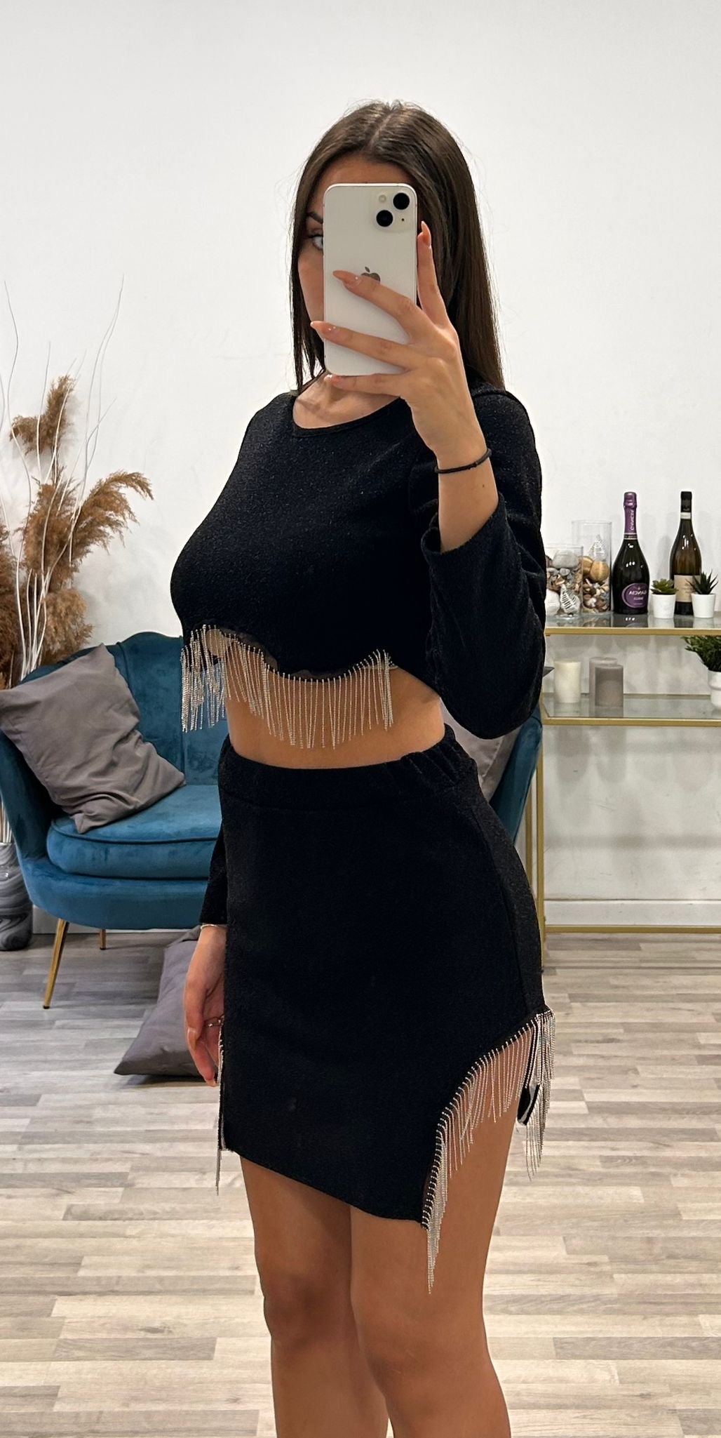 completo maglia e gonna pendent
