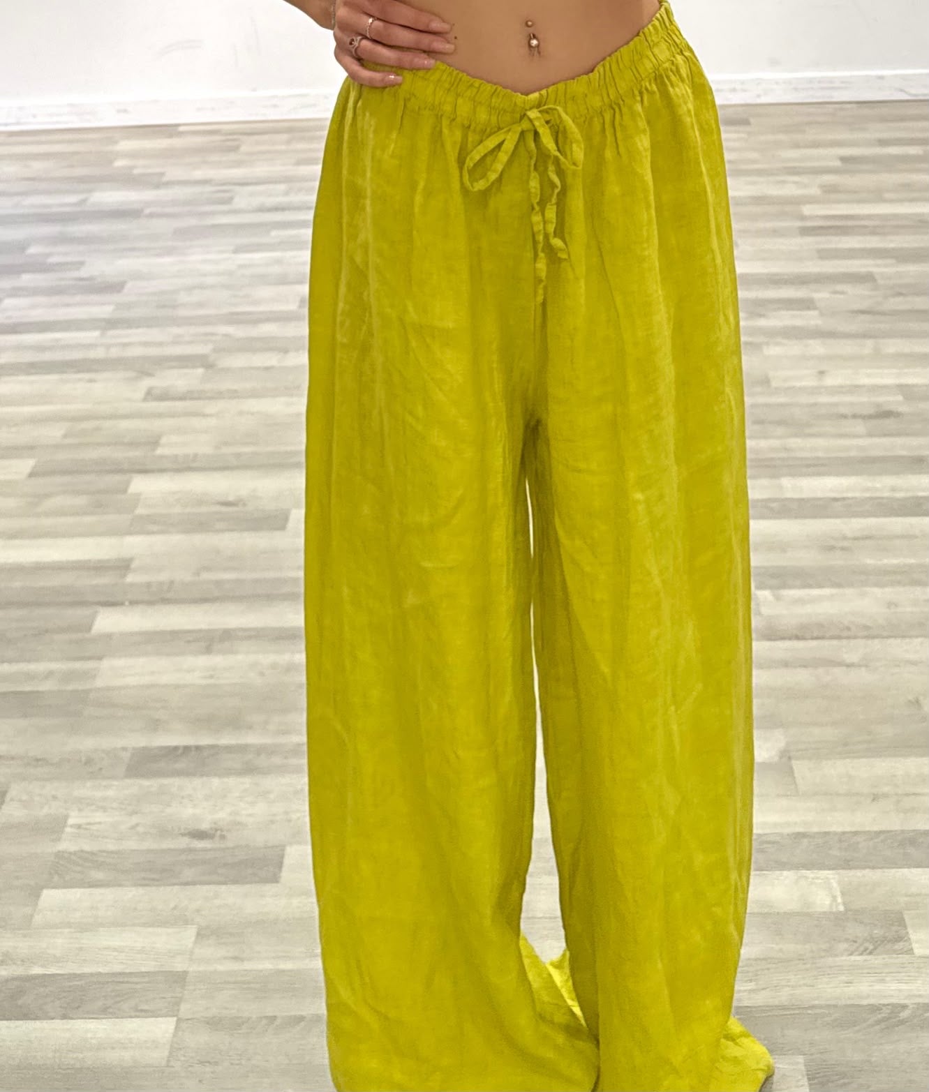 pantalaccio di lino capri