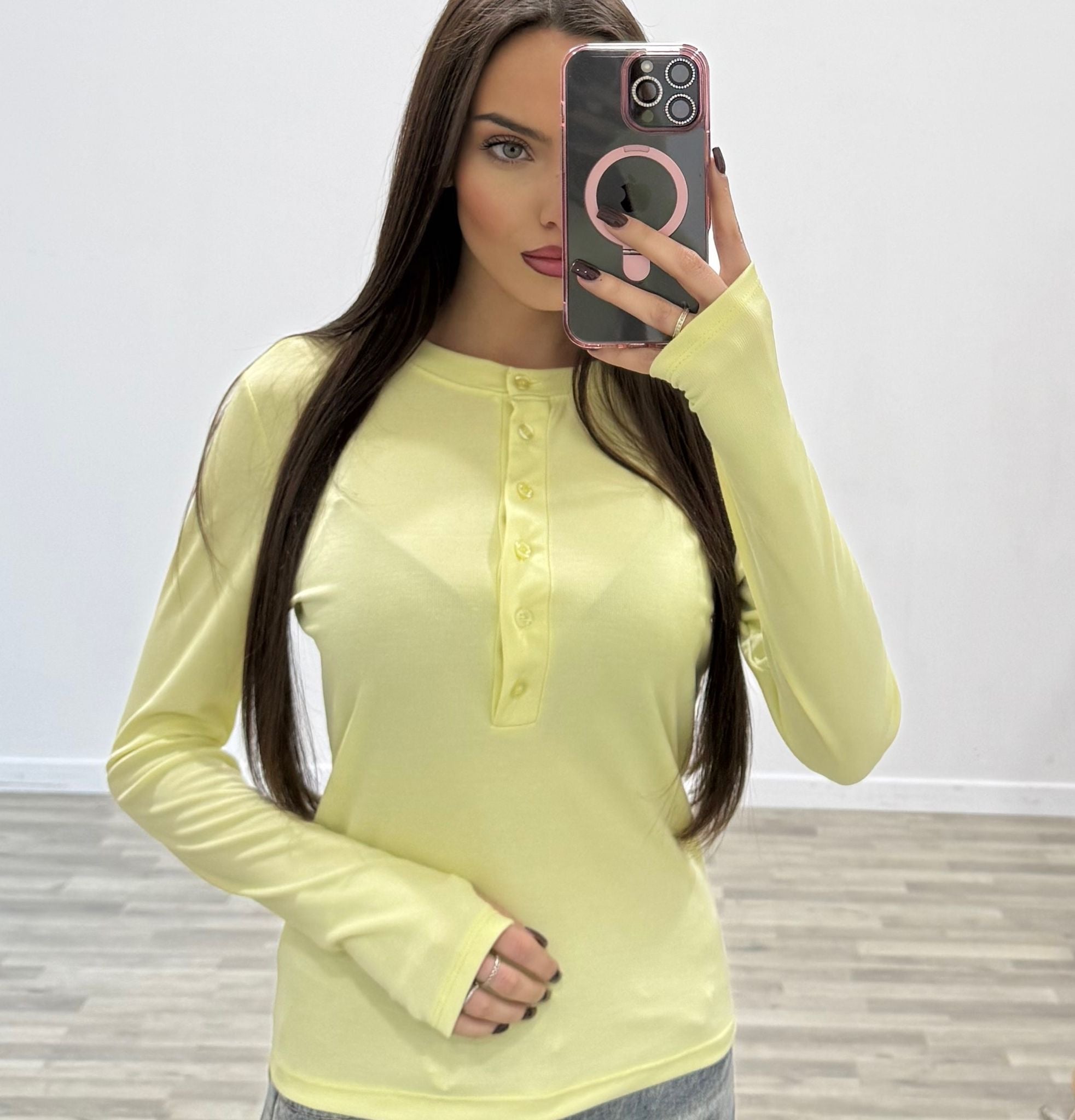 maglia serrafino costine