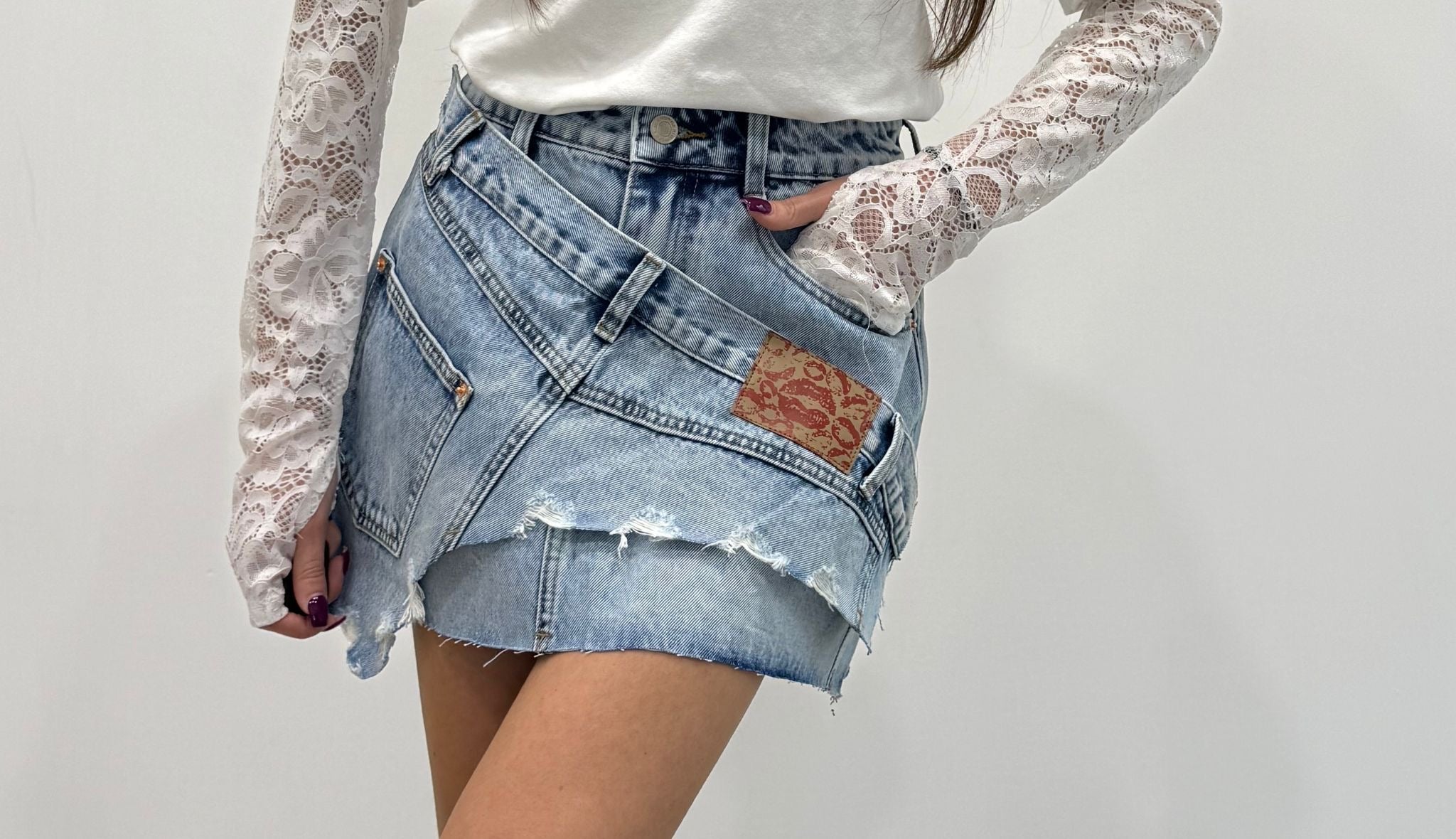 minigonna di jeans miami