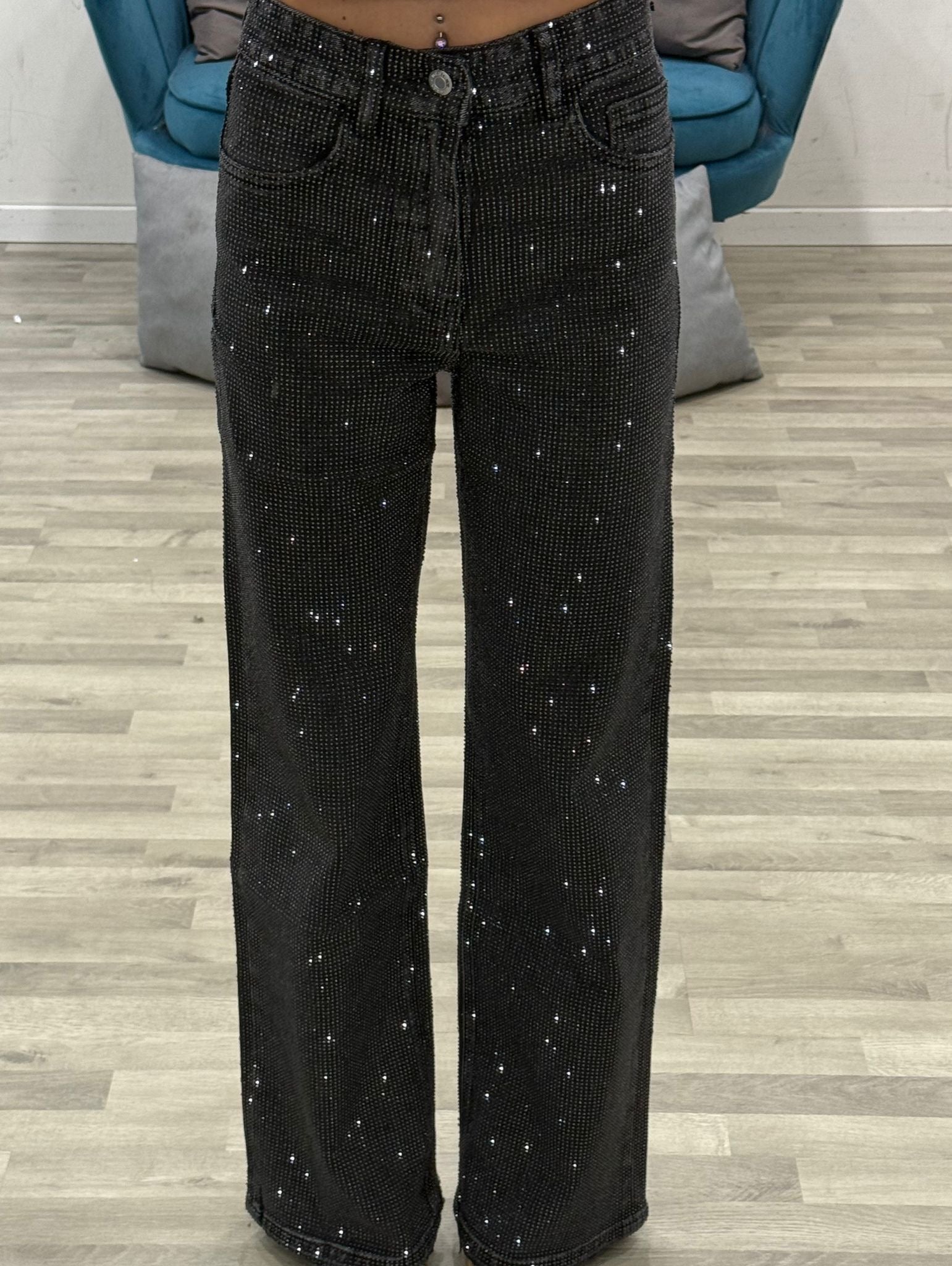 jeans tutti strass