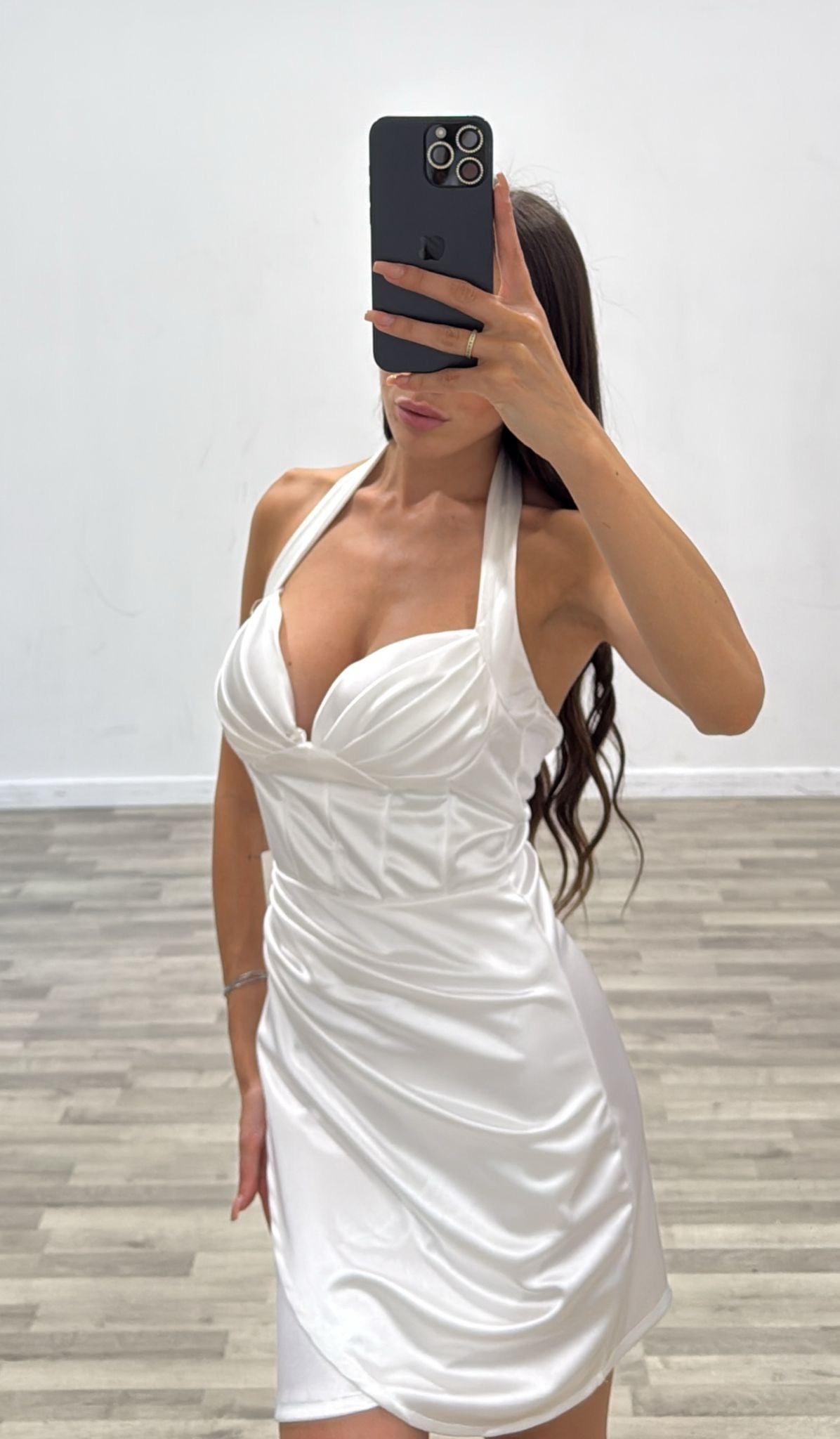 vestitino in raso carmen