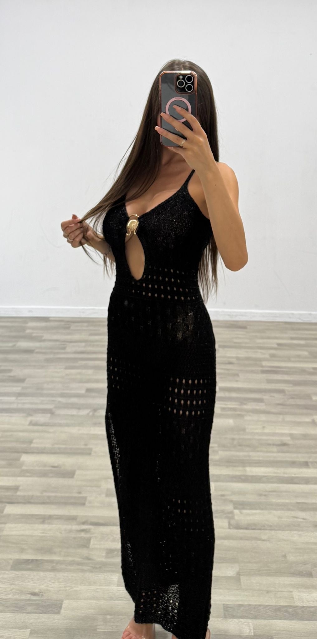 vestito in fettuccia conchiglia
