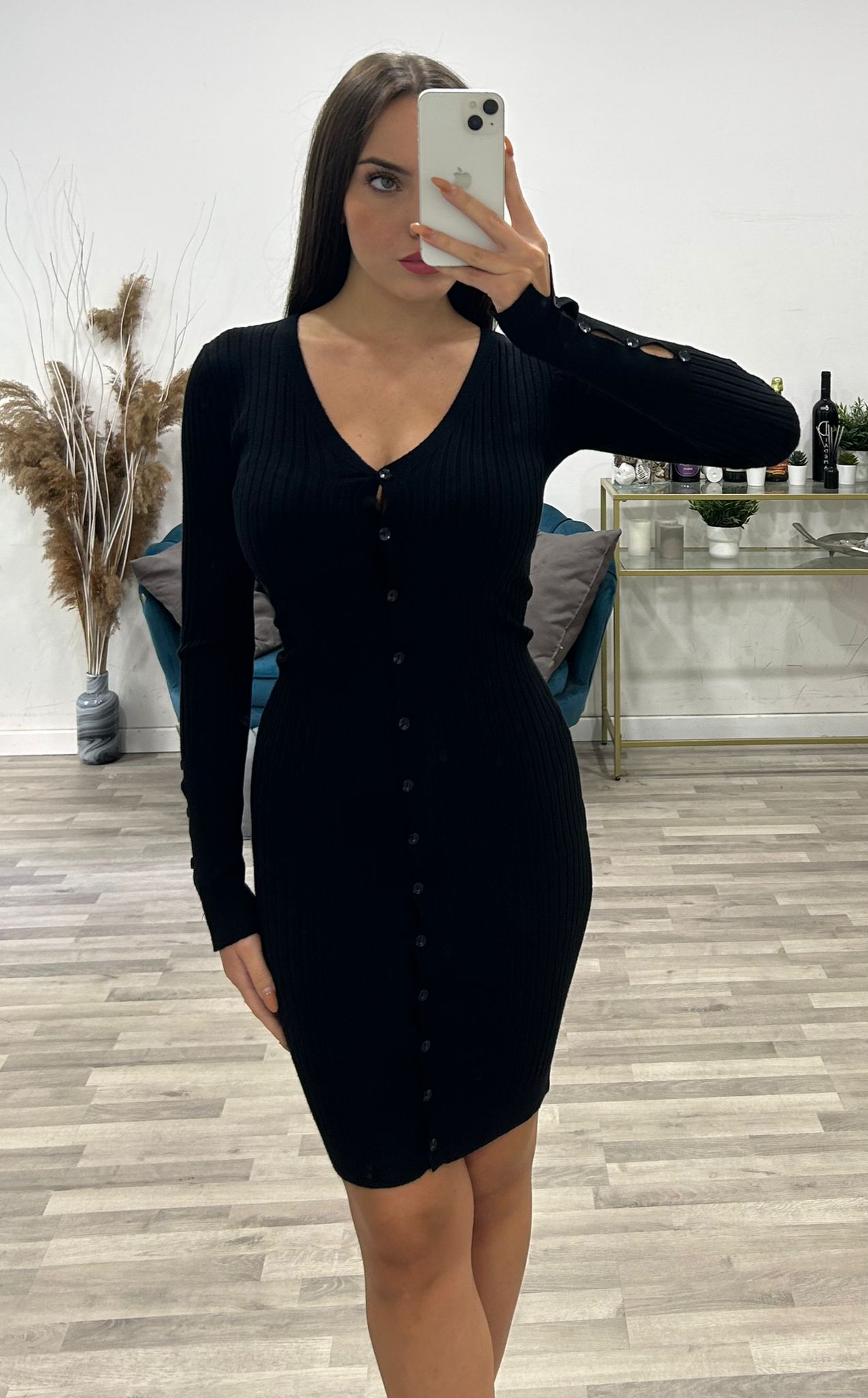 cardigan costine con bottoncini