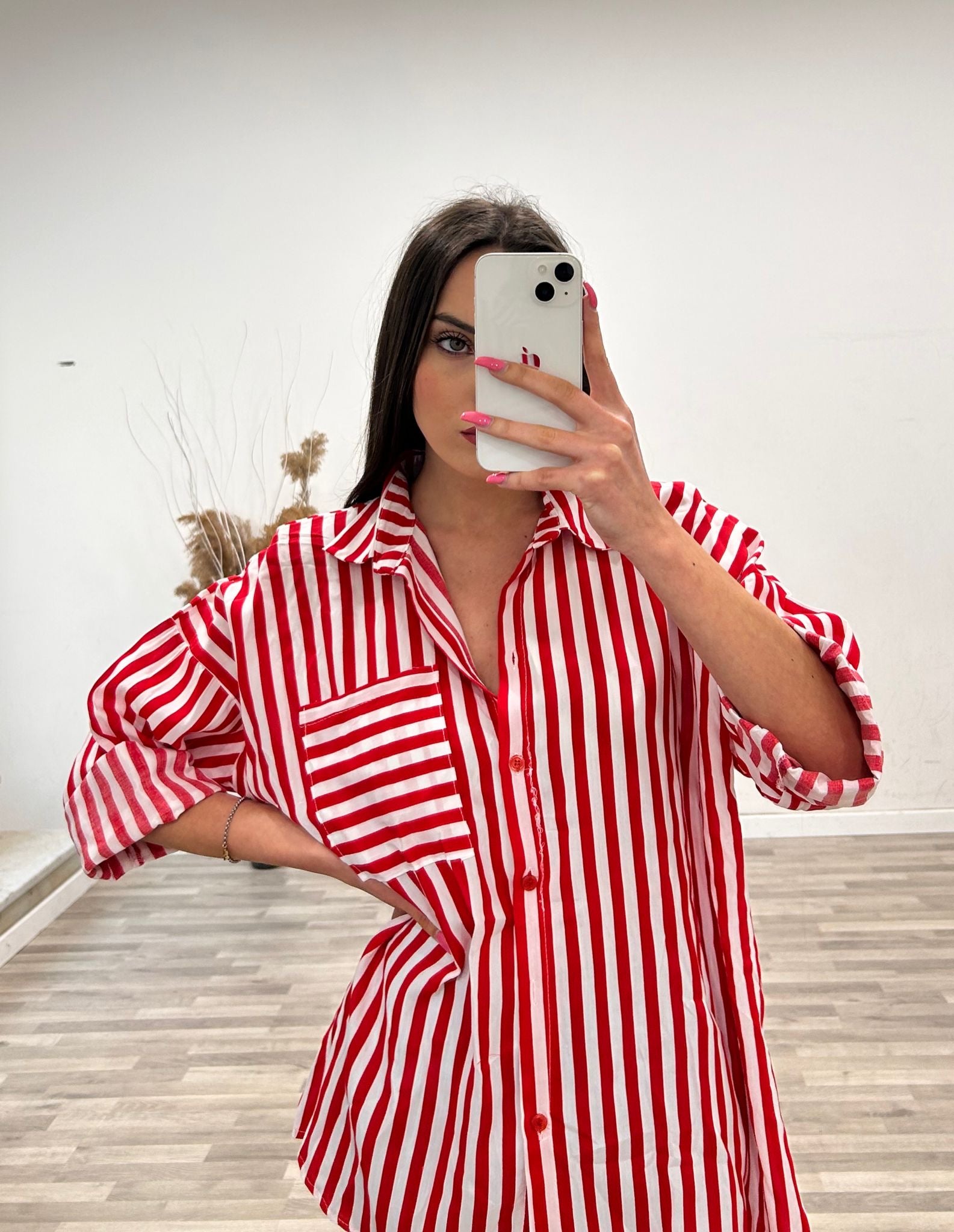 camicia rigata manuela