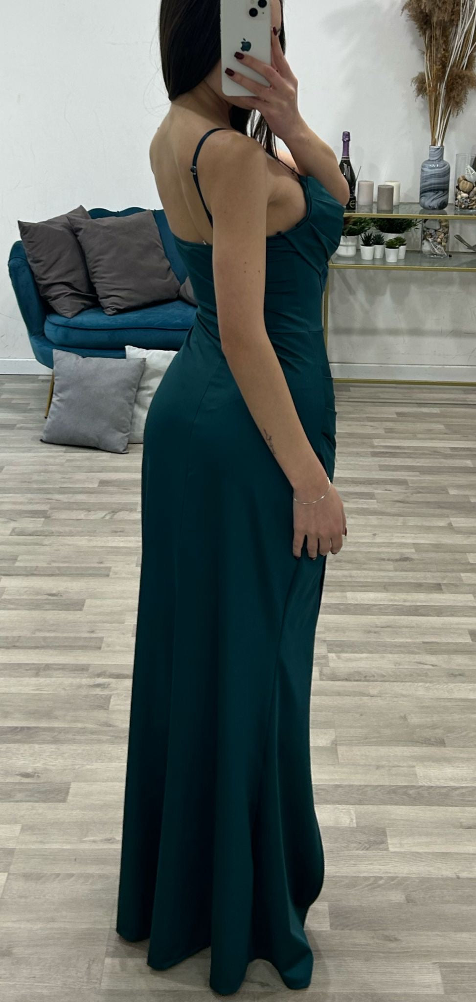 vestito raso chantal