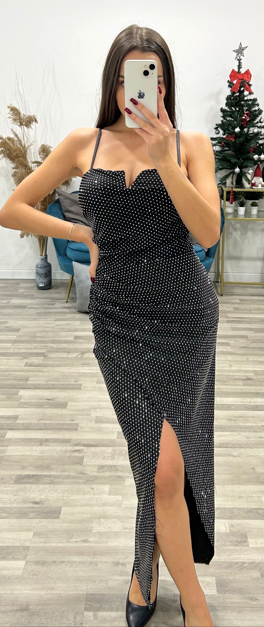 vestito quidly con brillantini