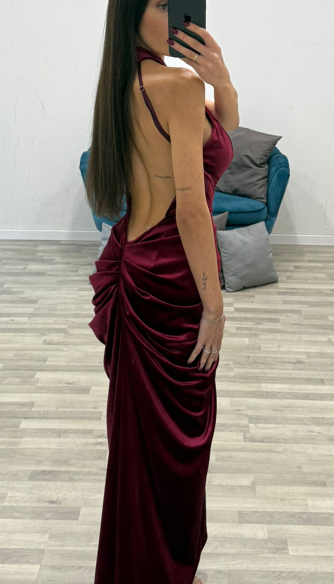 vestito ciniglia richis