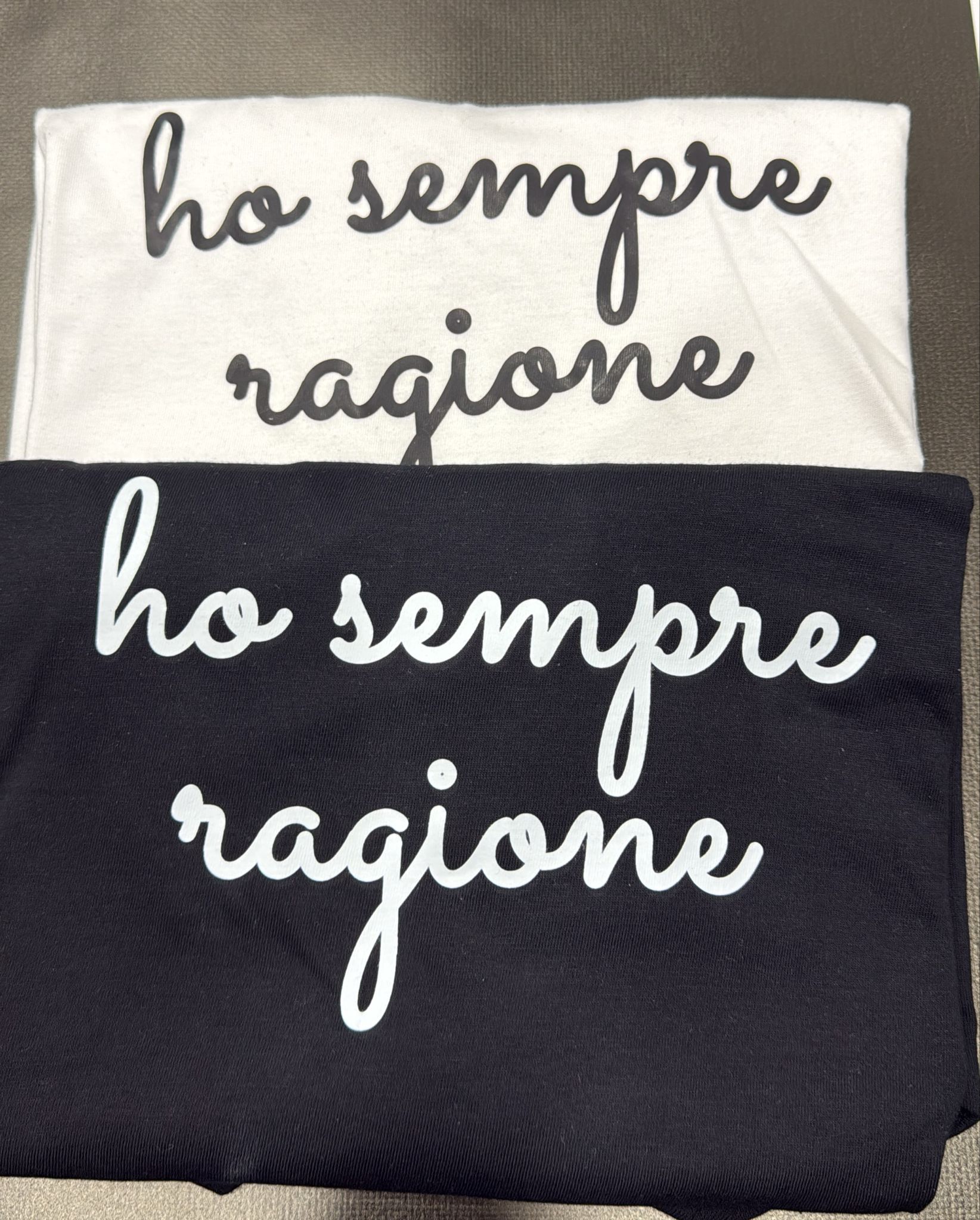t-shirt ho sempre ragione
