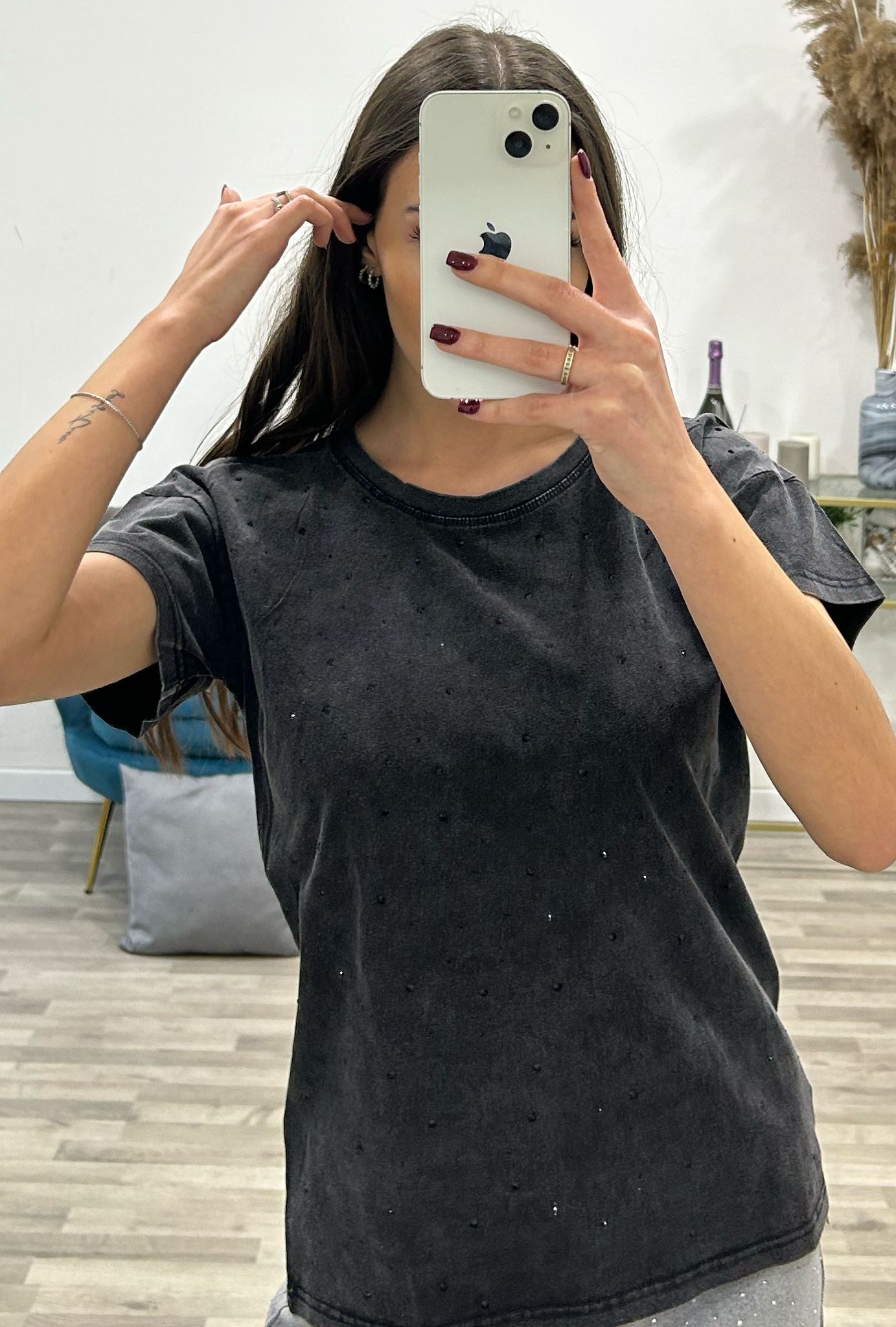 t-shirt grigia hj