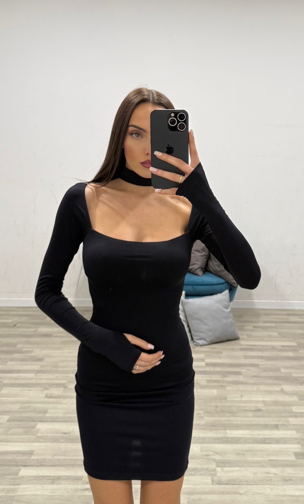 vestitino con collarino