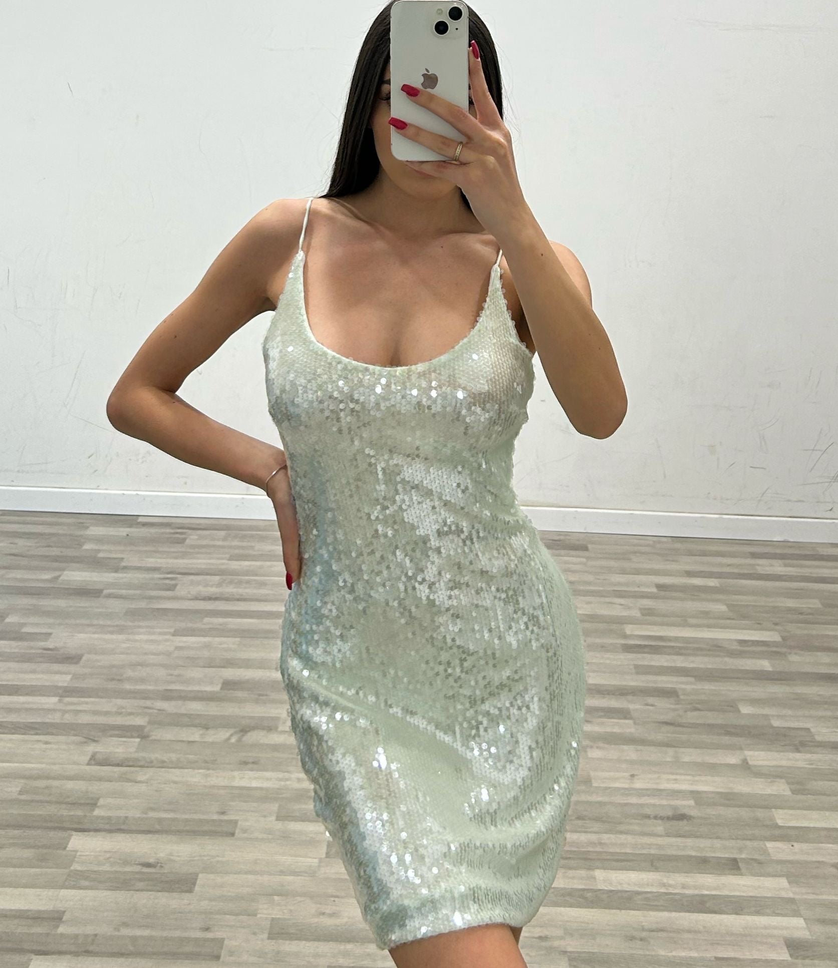 vestitino paillettes smack