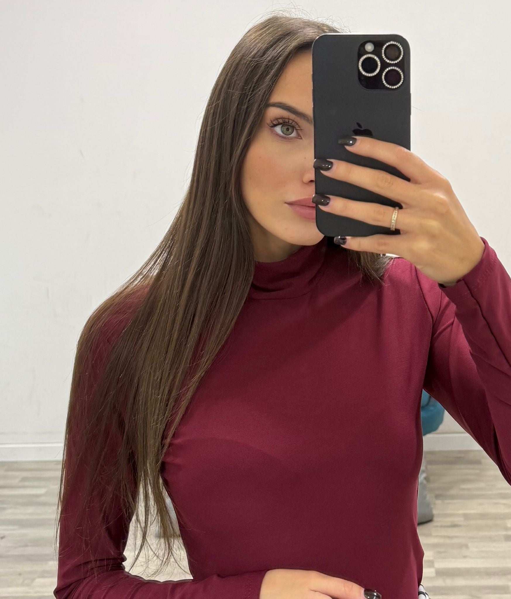 body a collo alto semplice