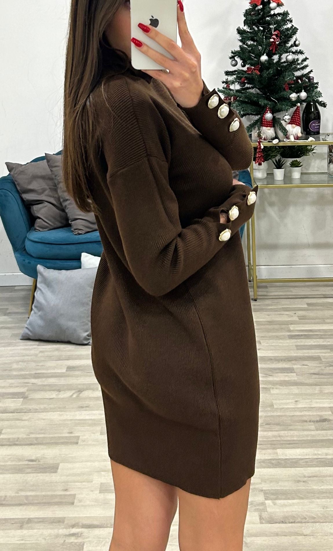 maxpull con bottoncini alle maniche